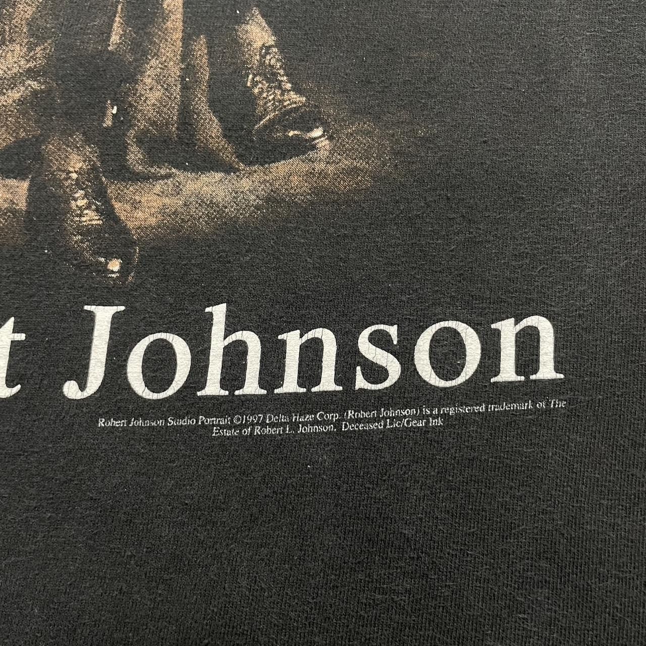 Vintage Vintage Robert Johnson Shirt Large Black 1997 King of Delta Size US L / EU 52-54 / 3 - 3 Thumbnail