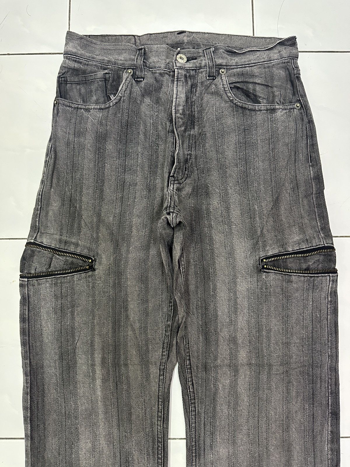 Japanese Brand × PPFM × Vintage PPFM "peyton place for men" Punk Zipped Pant Size US 29 - 3 Thumbnail