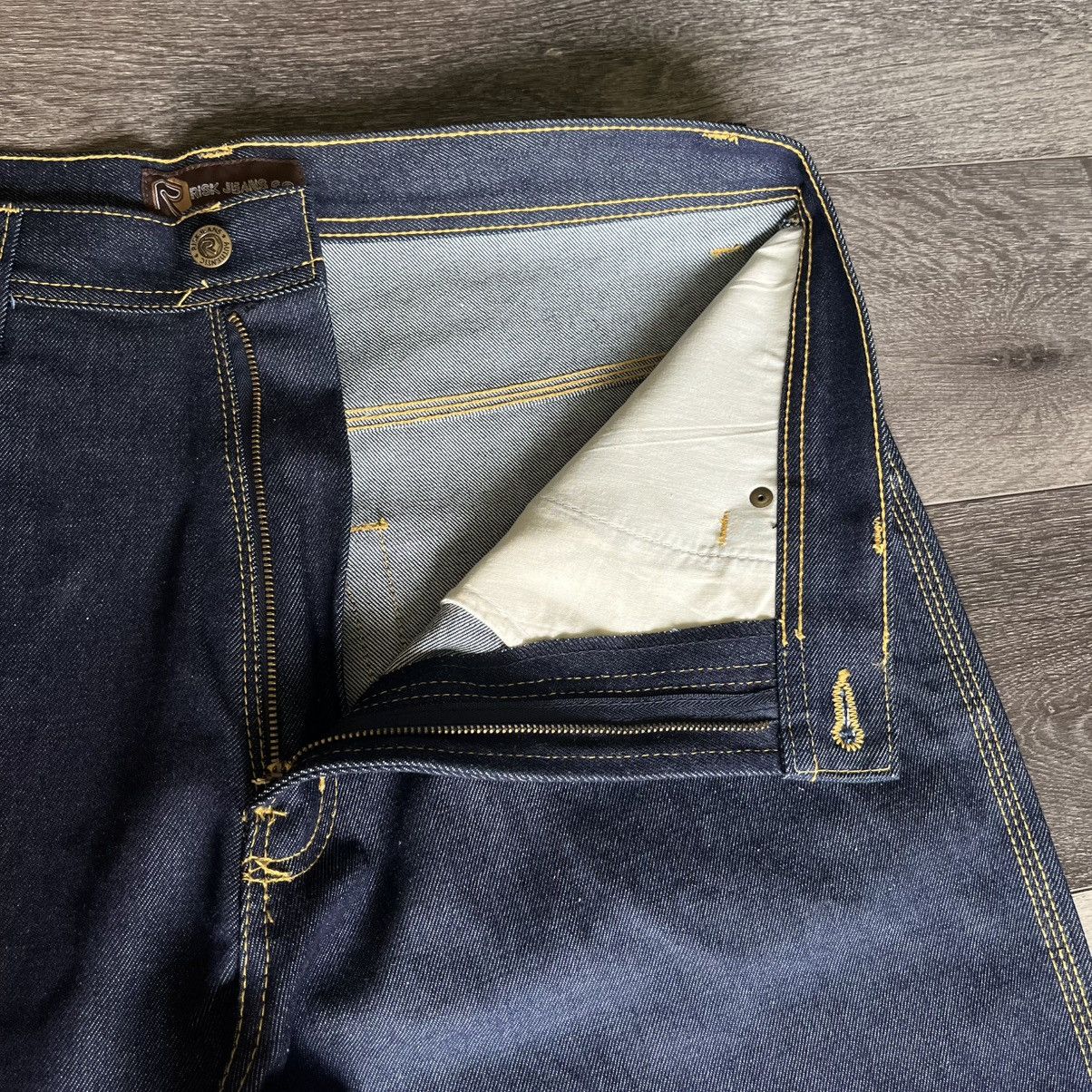Vintage New Vintage 1990s Risk Jeans Raw Denim Baggy Skater 36x34 Size US 34 / EU 50 - 7 Thumbnail