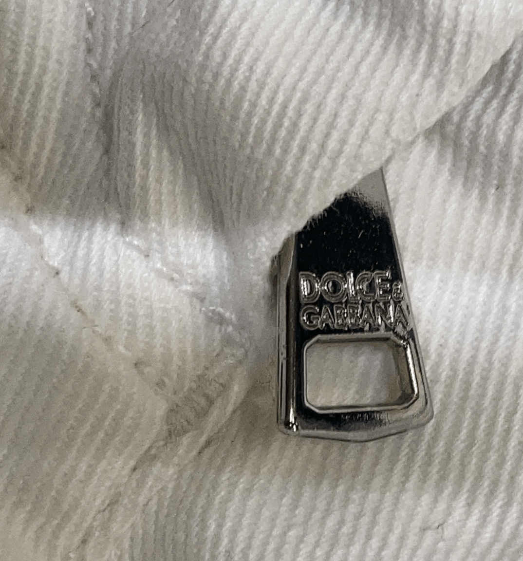 Dolce & Gabbana white bootcut D&G Size 24" / US 00 / IT 34 - 4 Thumbnail