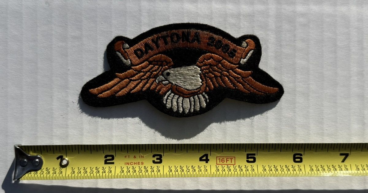 Other Vintage 2005 Daytona Bike Week Embroidered Eagle Patch Size ONE SIZE - 4 Thumbnail