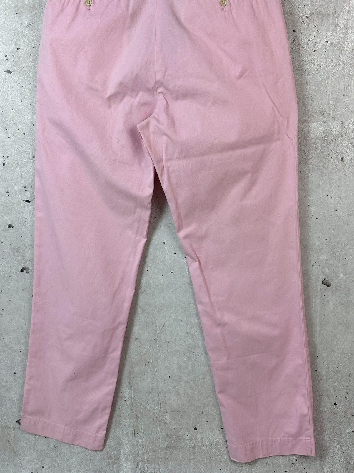 Polo Ralph Lauren Vintage Polo Ralph Lauren Pink Men’s Trousers Pants Size US 34 / EU 50 - 9 Thumbnail