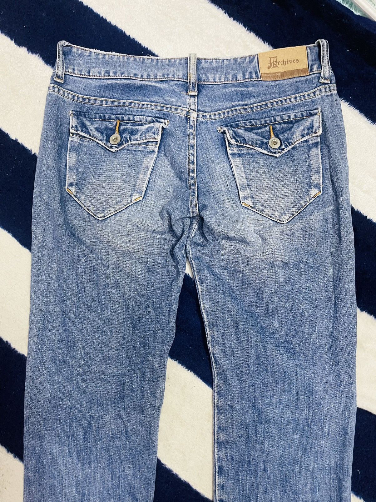 Japanese Brand Archieves Distressed Jeans (16) Size 30" / US 8 / IT 44 - 6 Thumbnail