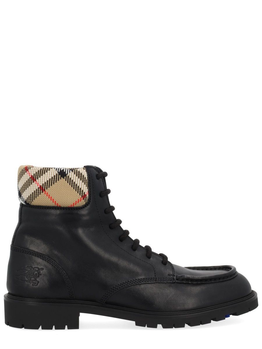 Burberry Burberry Black Men Leather Trek Boots Size 41 | Grailed display picture 3