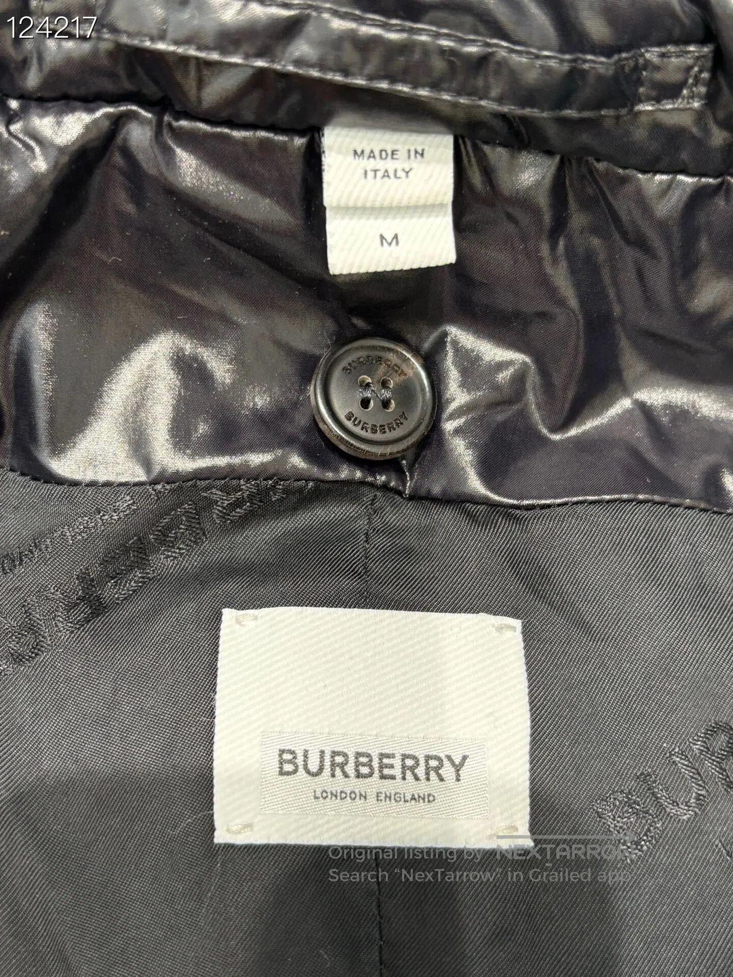 Burberry Burberry Black Logo Long Coat M. Size US M / EU 48-50 / 2 - 3 Thumbnail
