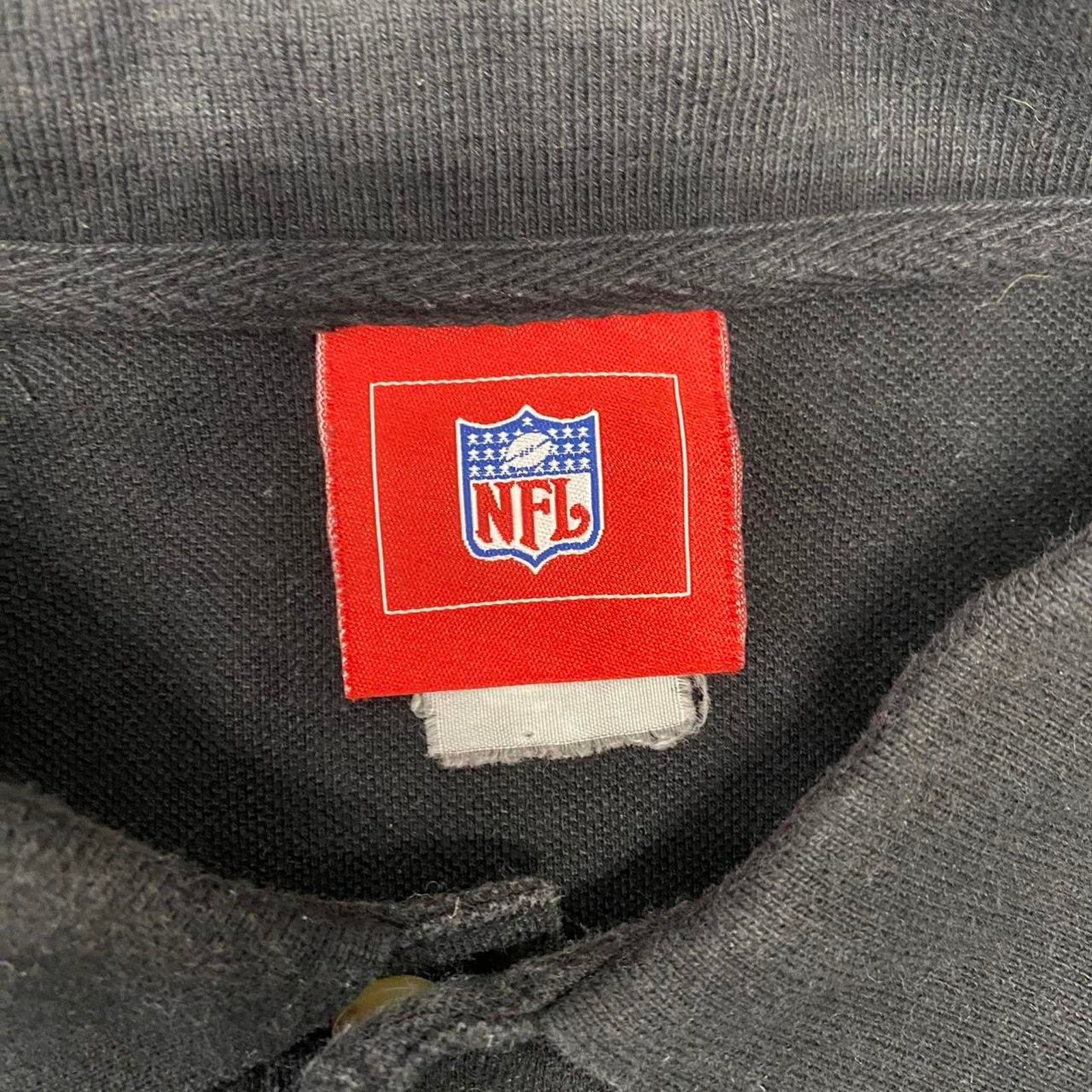 NFL Y2K/90s Carolina Panthers Polo Shirt Size US L / EU 52-54 / 3 - 4 Thumbnail