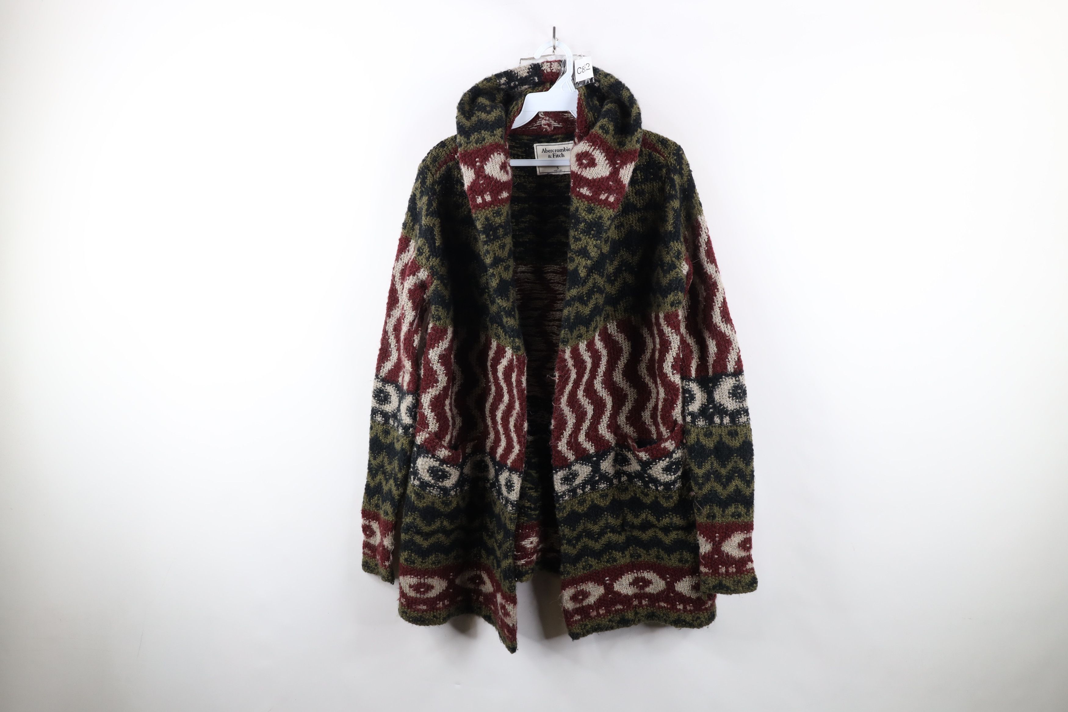 Abercrombie & Fitch × Vintage Vintage Y2K Babydoll Abercrombie & Fitch Hooded Knit Sweater Size S / US 4 / IT 40 - 1 Thumbnail