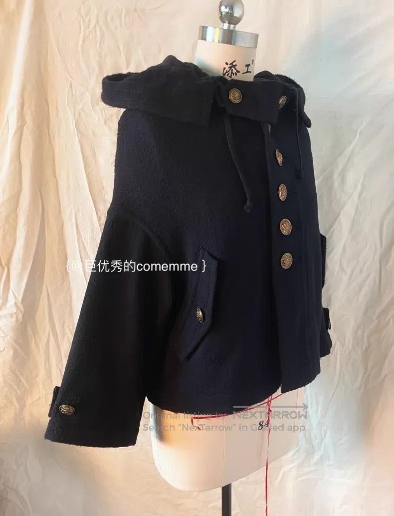 Comme des Garcons Comme Des Garcons Vintage British style gold button wool h Size S / US 4 / IT 40 - 4 Thumbnail