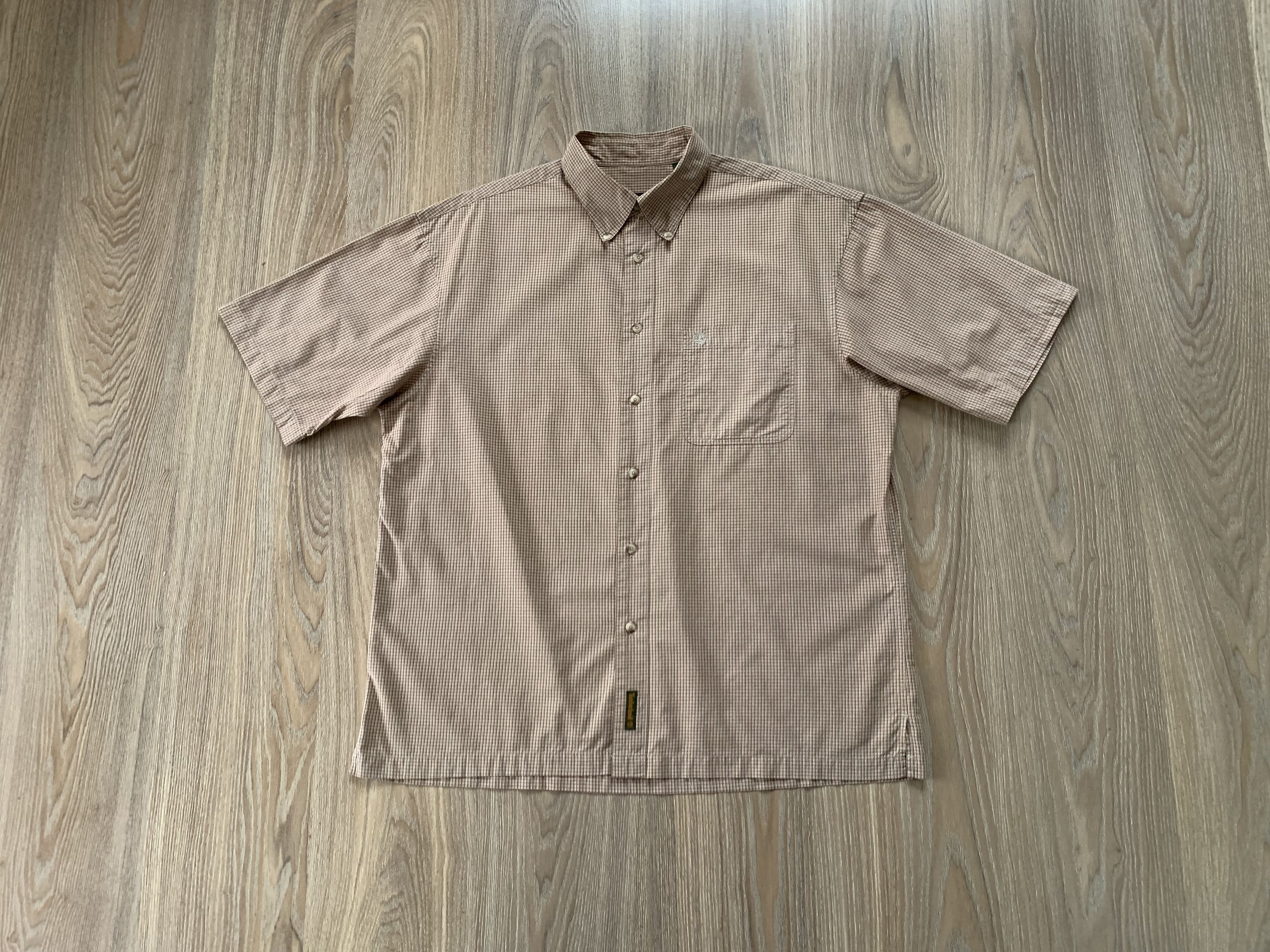 Timberland × Vintage Vintage Timberland Short Sleeve Shirt Size US L / EU 52-54 / 3 - 2 Thumbnail