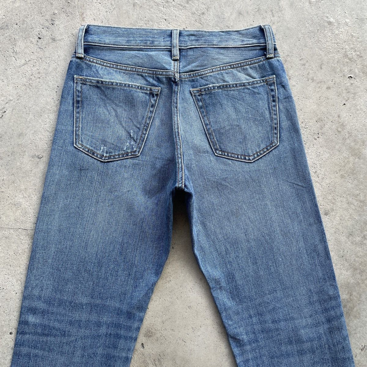 Japanese Brand Vintage Japanese Faded Jeans Pants Distressed Denim W29 Size US 29 - 9 Thumbnail