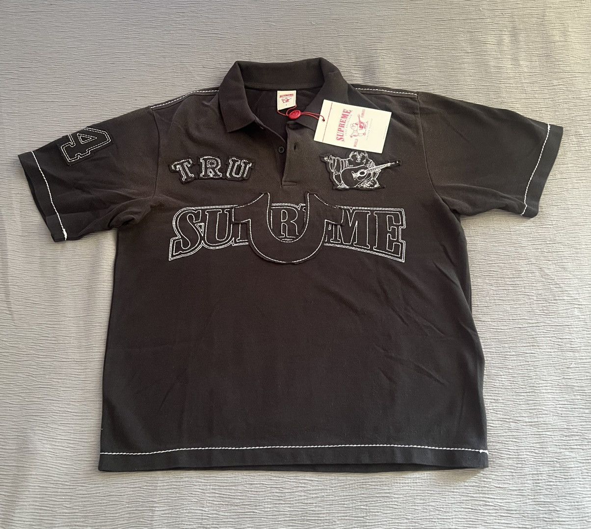 Supreme × True Religion Supreme X True Religion Polo Black | Grailed