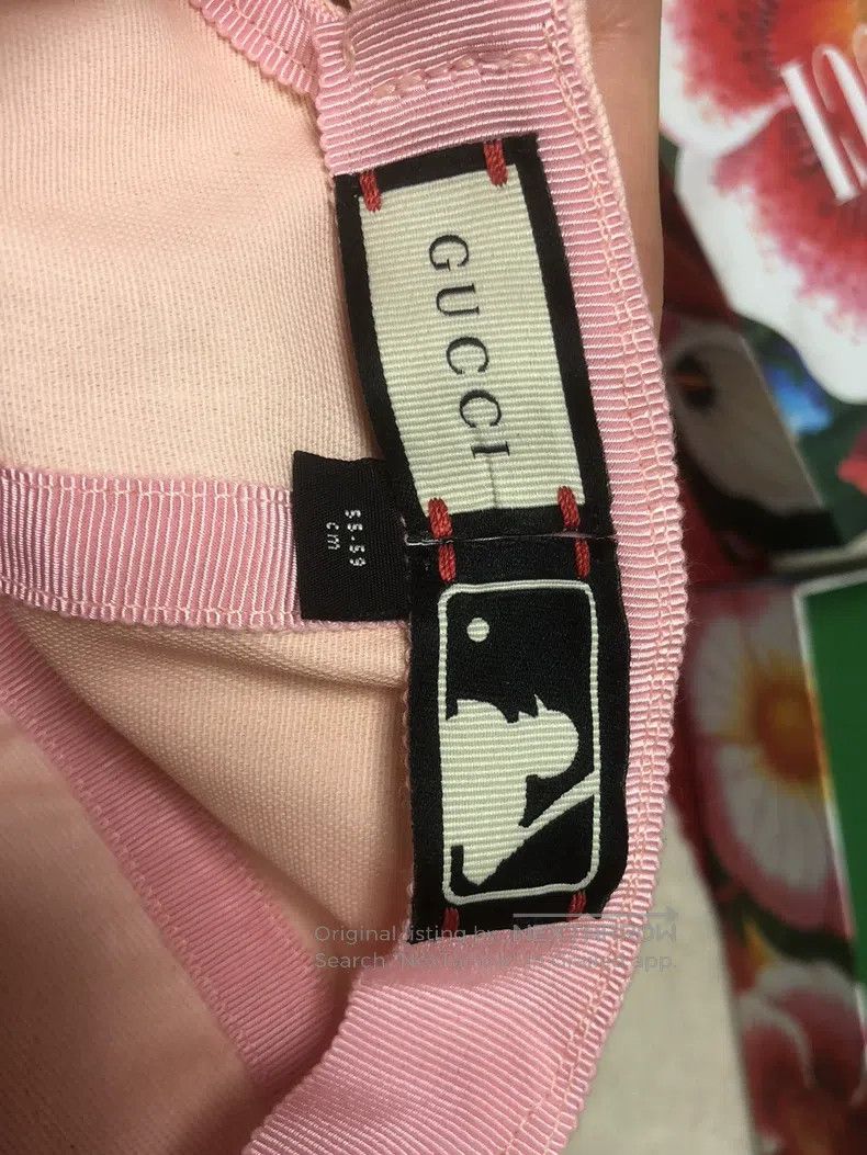 Gucci Gucci Little Rabbit Pink Baseball Cap Size ONE SIZE - 7 Thumbnail