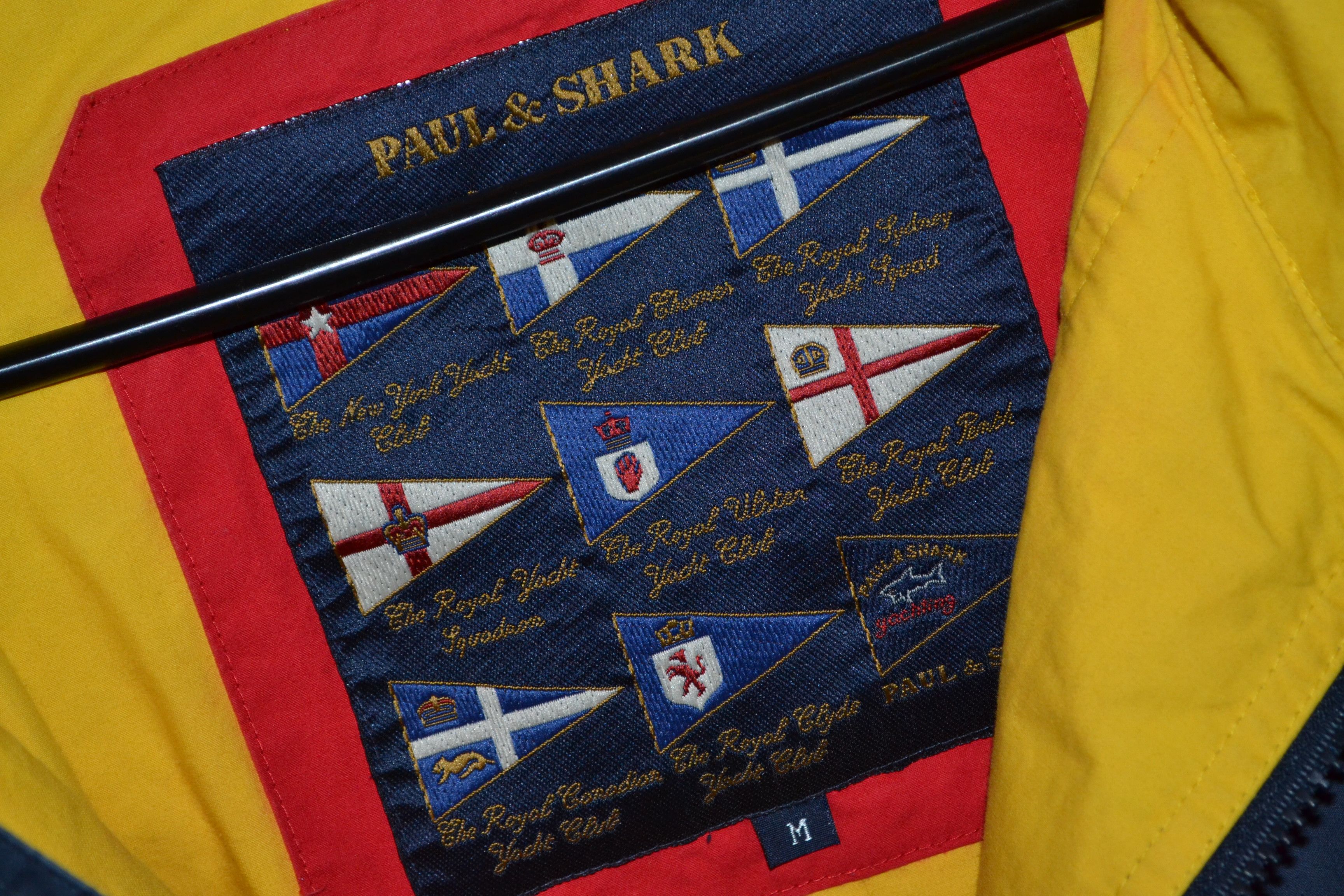 Paul & Shark × Vintage Paul & Shark M Vintage Yachting Jacket Blue Yellow Bretagne Size US M / EU 48-50 / 2 - 6 Thumbnail