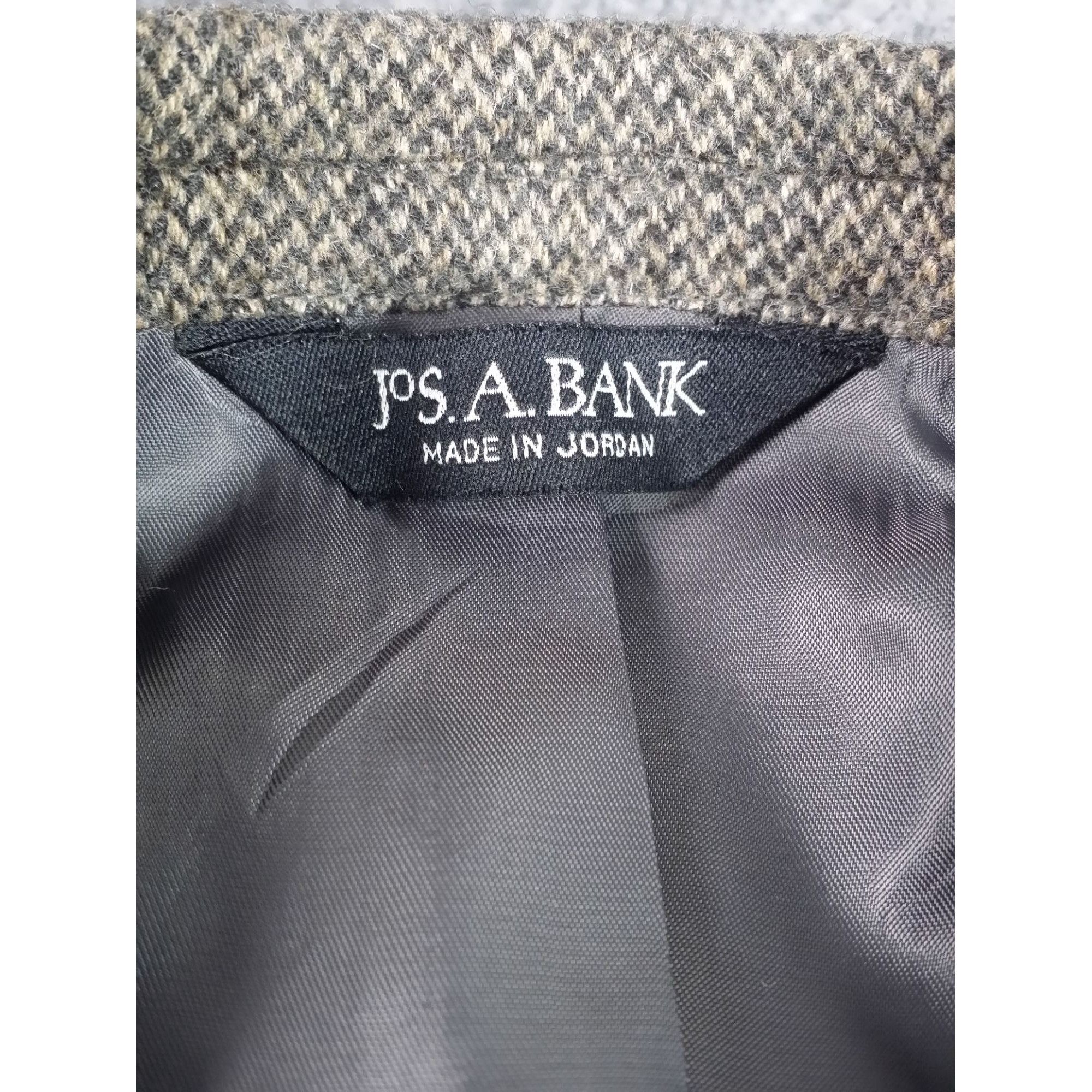 Jos. A. Bank Jos. A. Bank Camel Hair Blazer Men Sz 42R 2 Button Gray Work Size 42R - 5 Thumbnail