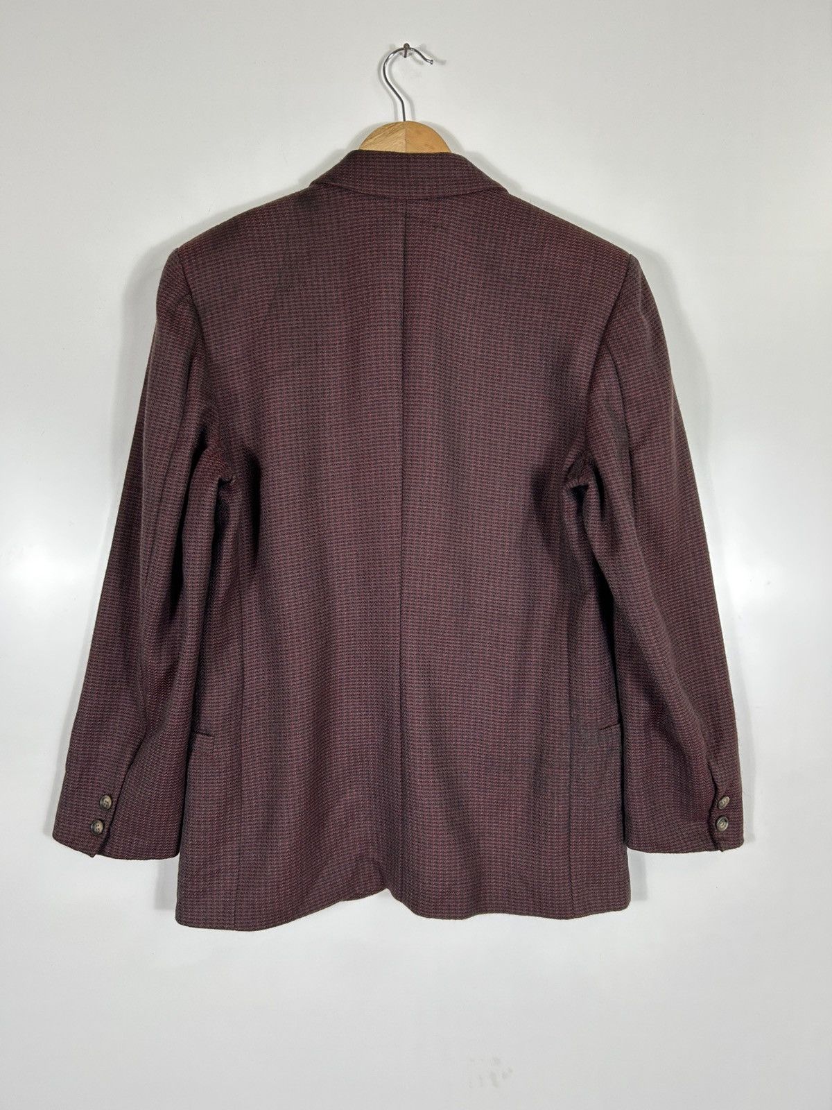 Vintage ⚡️Vintage Yves Deflandre Paris Wool Tweed Single Breast Coat Size US S / EU 44-46 / 1 - 14 Thumbnail