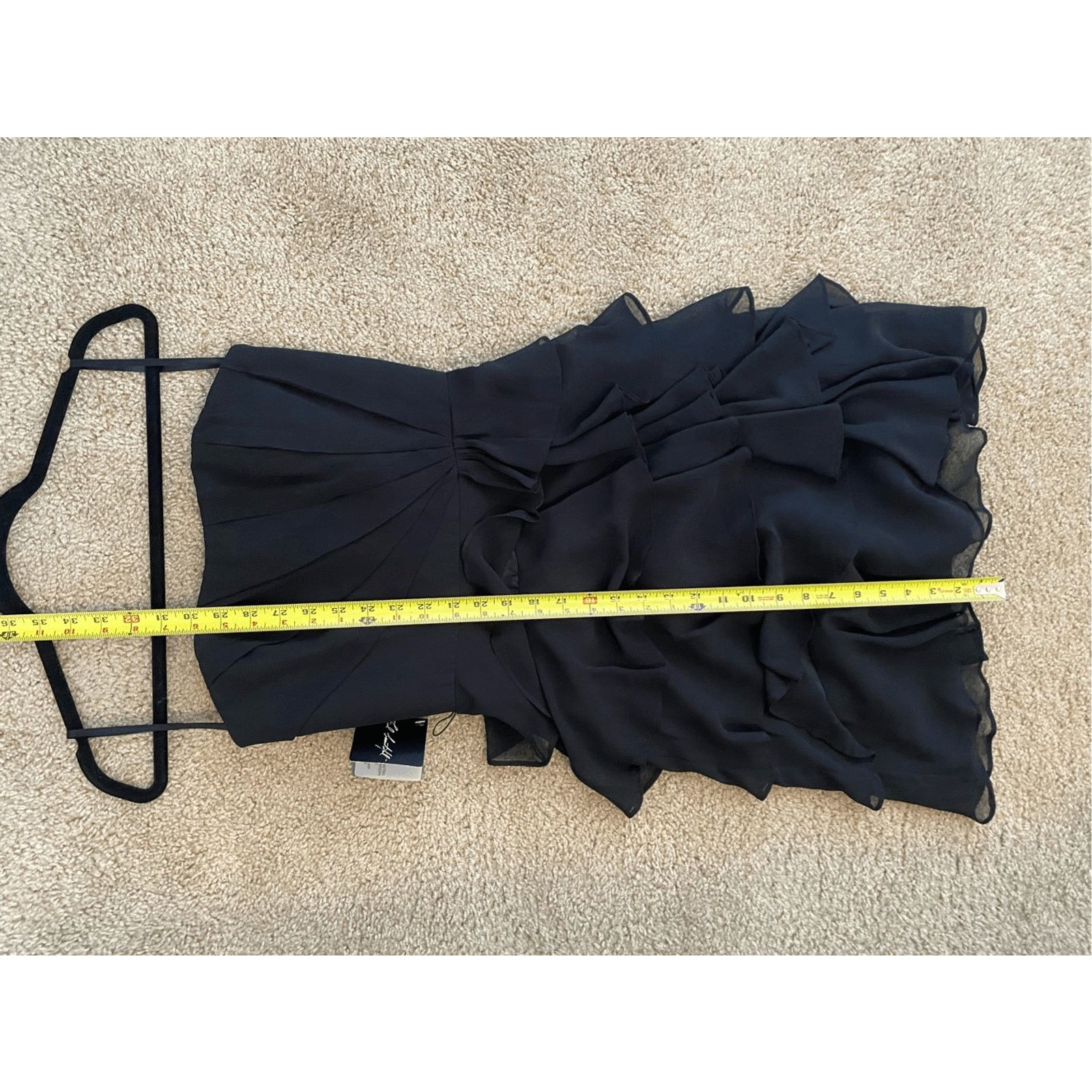 White House Black Market WHBM NWT Black Cocktail Strapless Dress, Size 0, MSRP $168 Size XS / US 0-2 / IT 36-38 - 8 Thumbnail