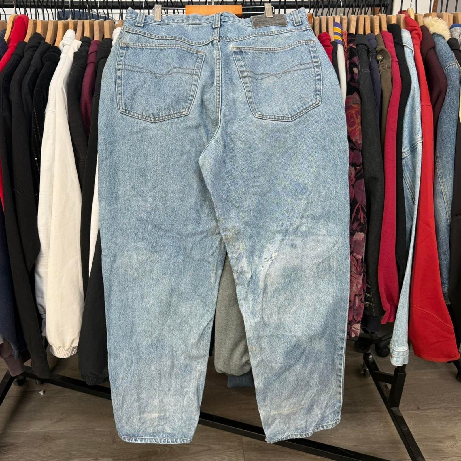 Anchor Blue Vintage 90s Anchor Blue Baggy Denim Jeans With Perfect Wear Size US 36 / EU 52 - 6 Thumbnail