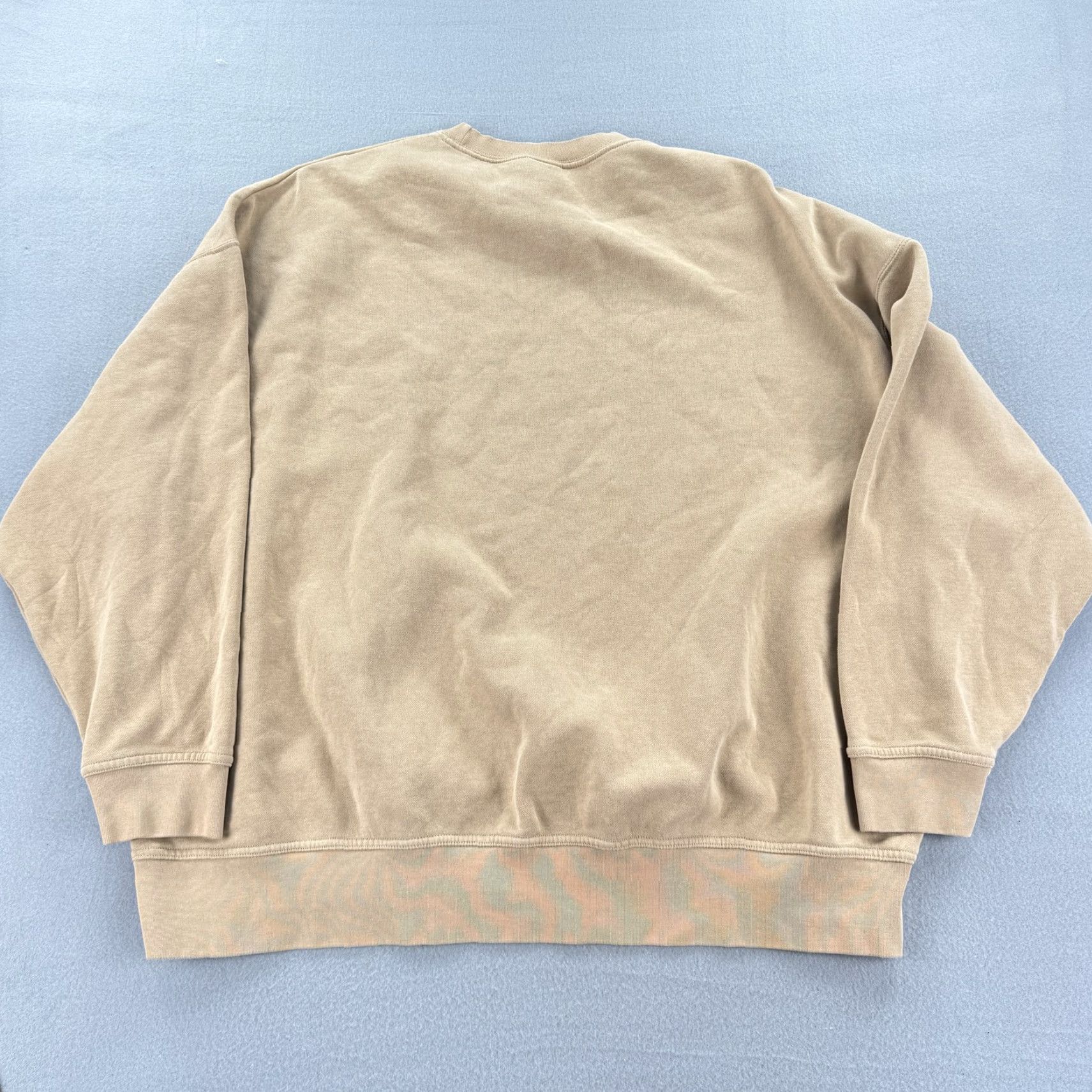 Nike Nike Sweatshirt Mens Medium Crewneck Pullover Swoosh Brown Tan Cotton Polyester Fleece Casual Athletic Size US M / EU 48-50 / 2 - 5 Thumbnail