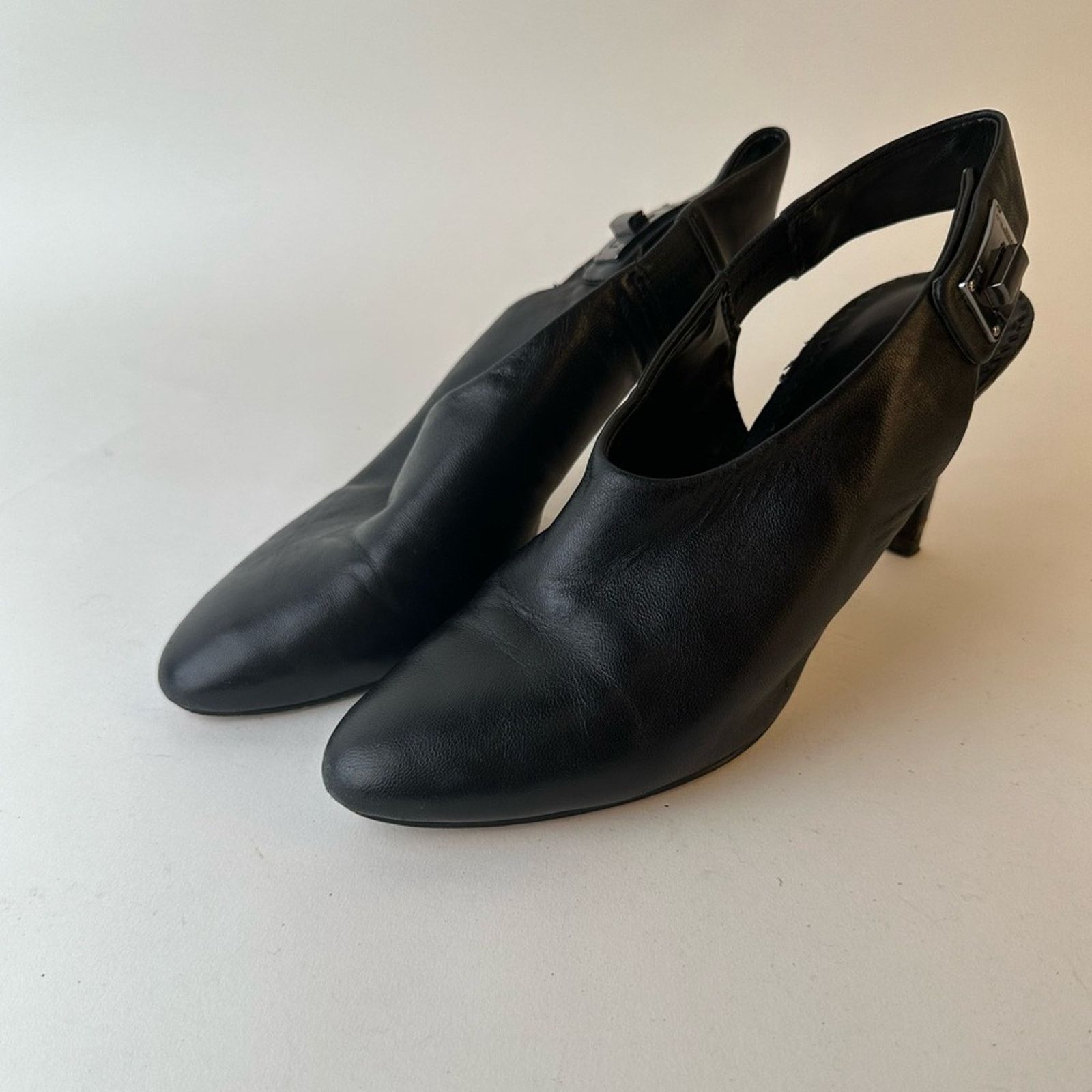 Karl Lagerfeld Karl Langerfield Maddie Slingback Heel Booties Size US 7 / IT 37 - 2 Thumbnail