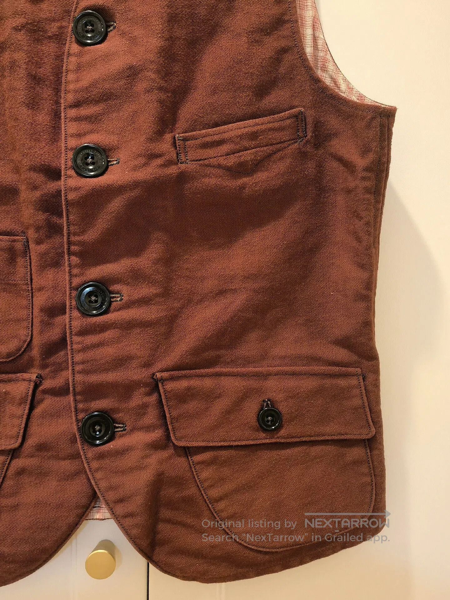 Freewheelers Freewheelers Single Vest in Dark Color. Size US XXS / EU 40 - 3 Thumbnail