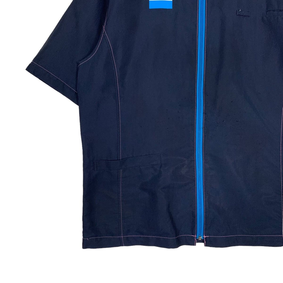 Vintage FAMILY MART Short Sleeve Work Uniform Jacket #1040-C47 Size US L / EU 52-54 / 3 - 3 Thumbnail