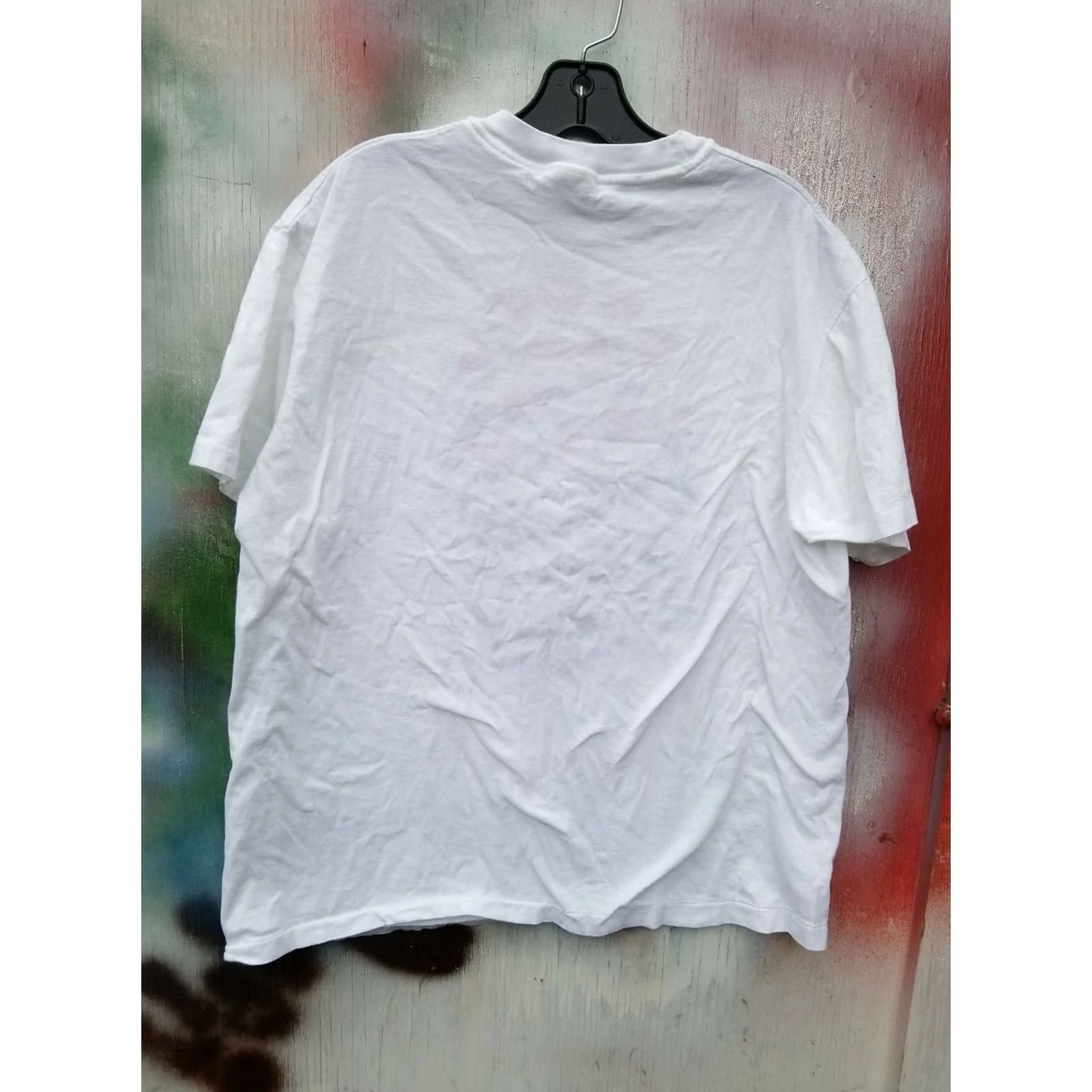 Hanes VINTAGE Hanes T-Shirt Mens XL Gray Short Sleeve Crew Neck Rose art 90s Quotes Graphic Tee Size US XL / EU 56 / 4 - 6 Thumbnail