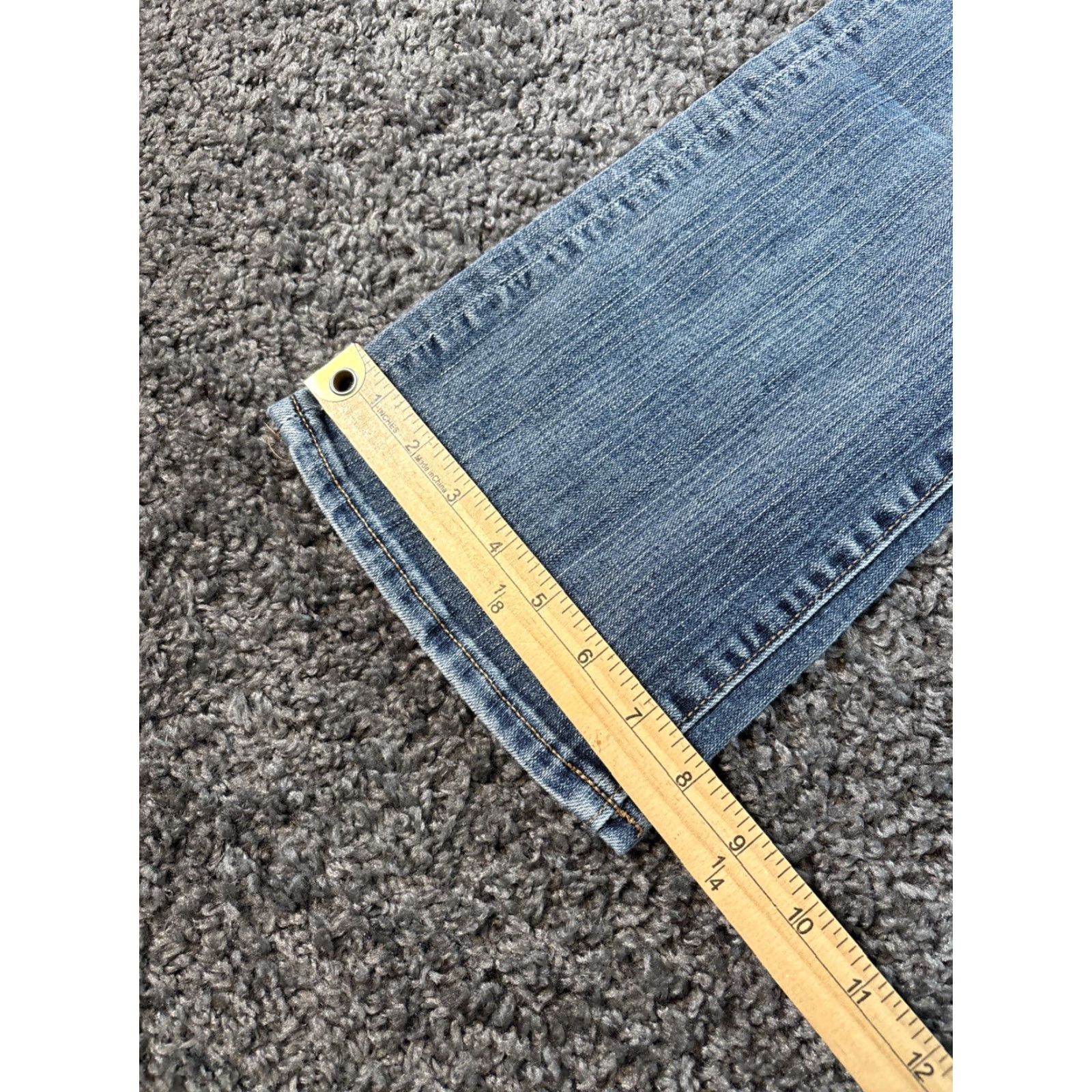 Old Navy VINTAGE Old Navy Jeans Bootcut Womens 30x29 Blue Light Wash Low Rise Distressed Y2K Flirt 90s Size 30" / US 8 / IT 44 - 3 Thumbnail