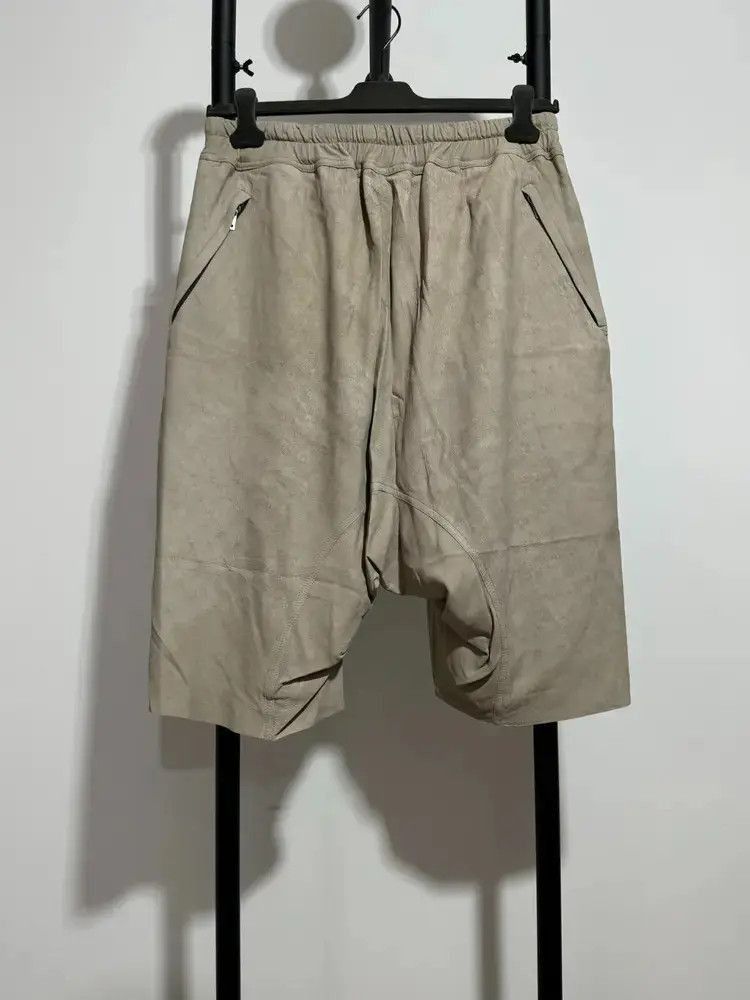 Rick Owens Sz 50 Rick Owens Leather Shorts-2505 Size US 34 / EU 50 - 1 Thumbnail