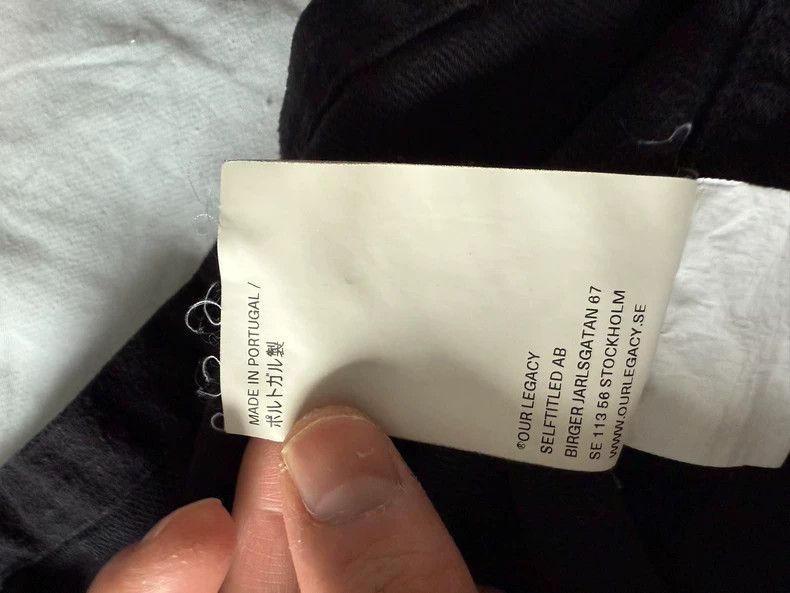 Our Legacy Our Legacy size46 Black jacket Size US S / EU 44-46 / 1 - 6 Thumbnail
