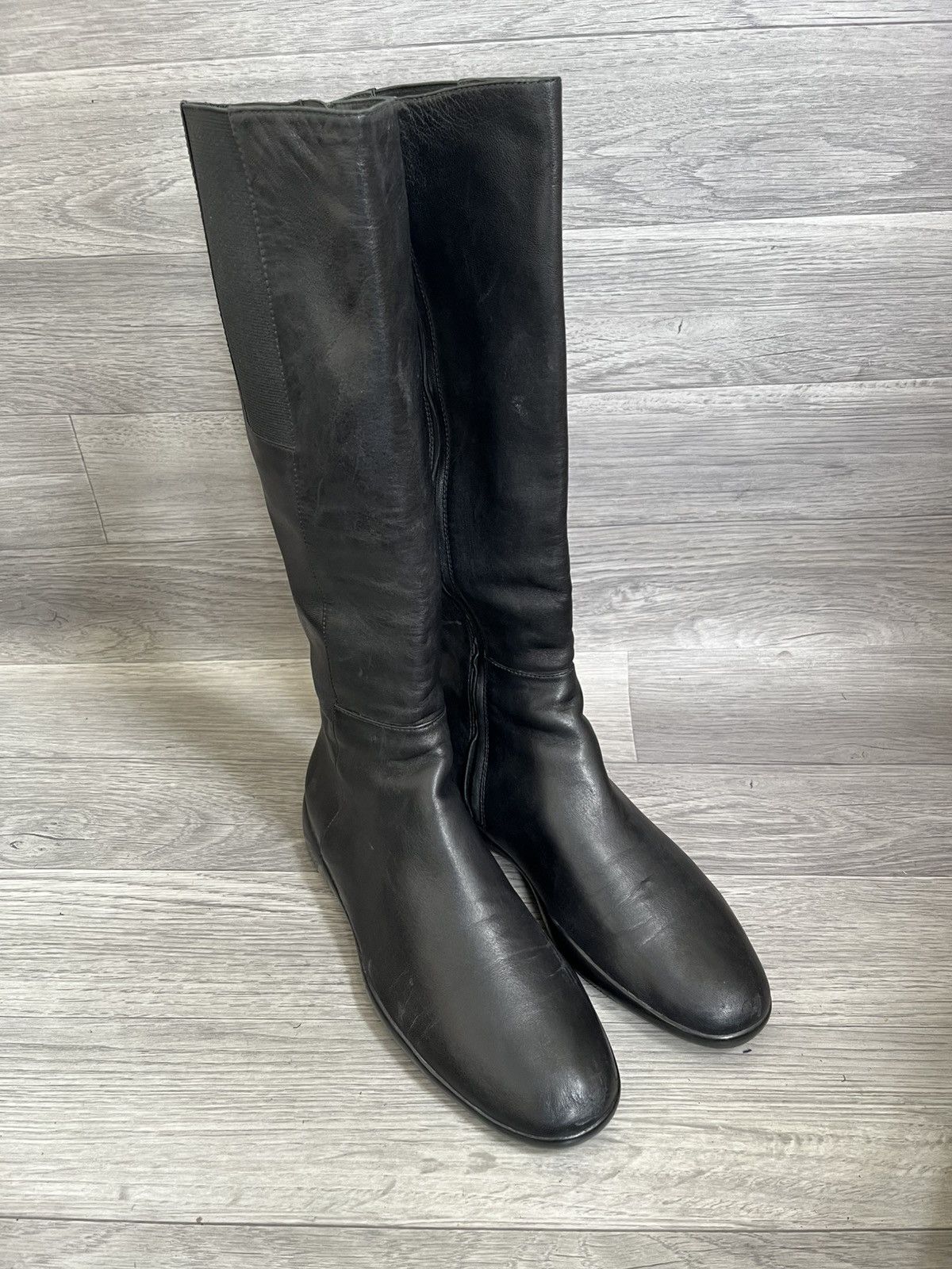 Prada Prada sport knee high biker leather boots y2k Size US 8.5 / IT 38.5 - 2 Thumbnail