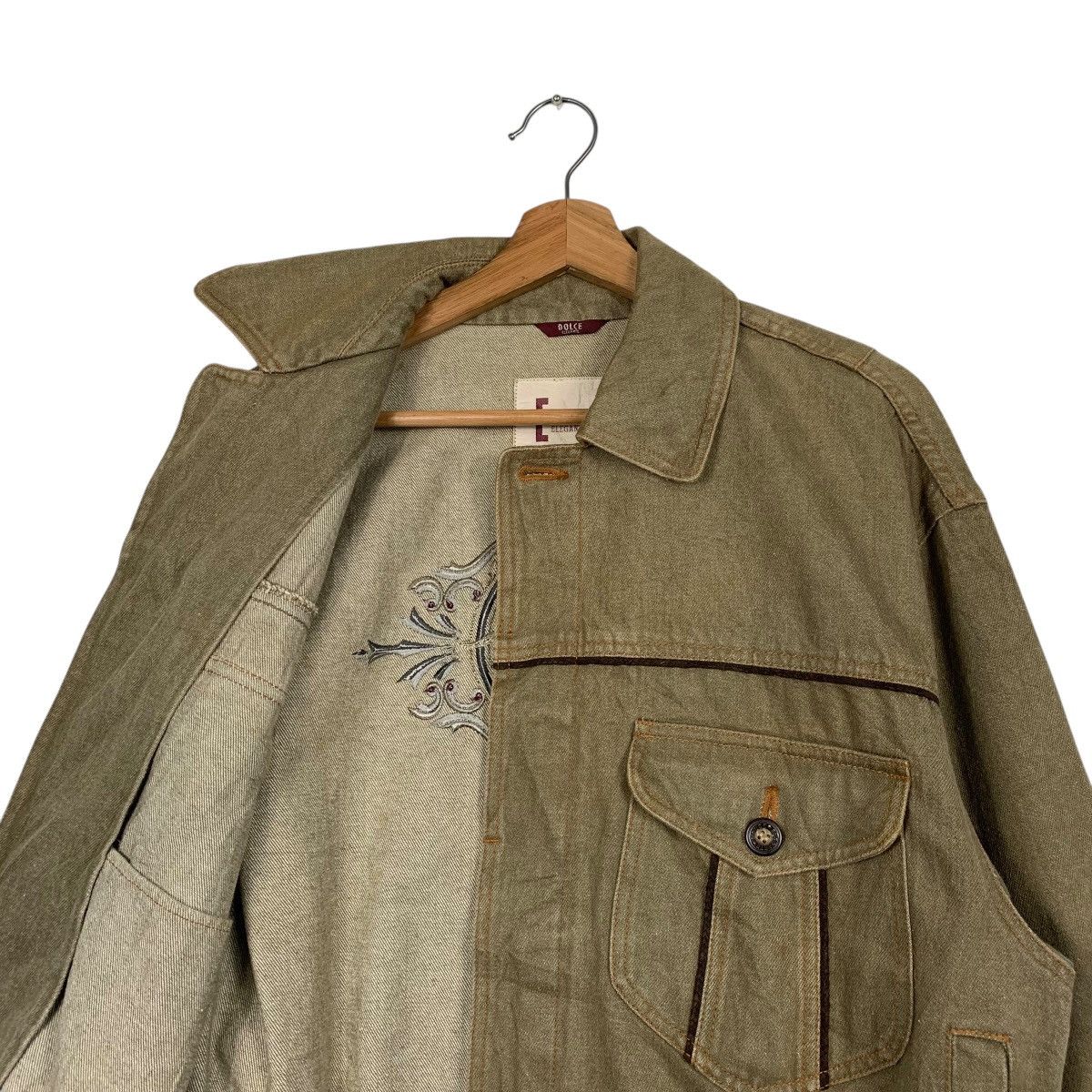 Japanese Brand Japanese Brand E Dolce Elegante Denim Jacket Size US M / EU 48-50 / 2 - 10 Thumbnail