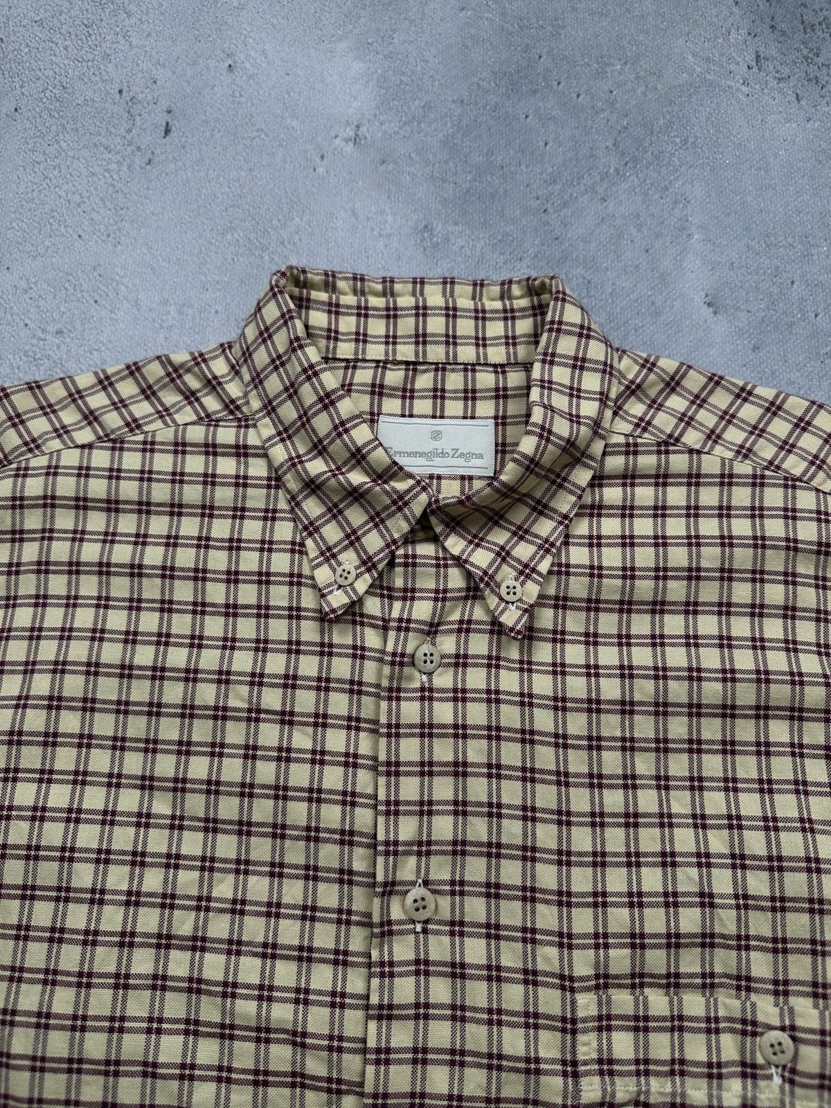 Ermenegildo Zegna Ermenegildo Zegna Luxury Designer Long Sleeve Cotton Shirt Size US XL / EU 56 / 4 - 11 Thumbnail