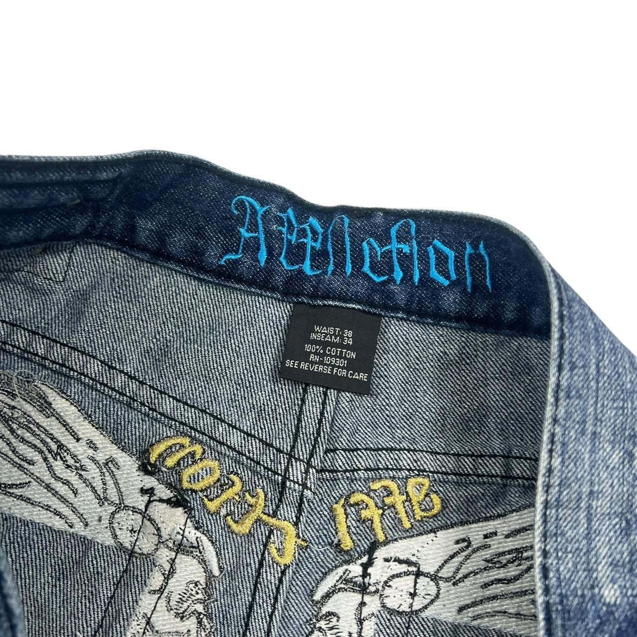Affliction Affliction Embroidered Jeans - Waist: 40” Size US 40 / EU 56 - 6 Thumbnail