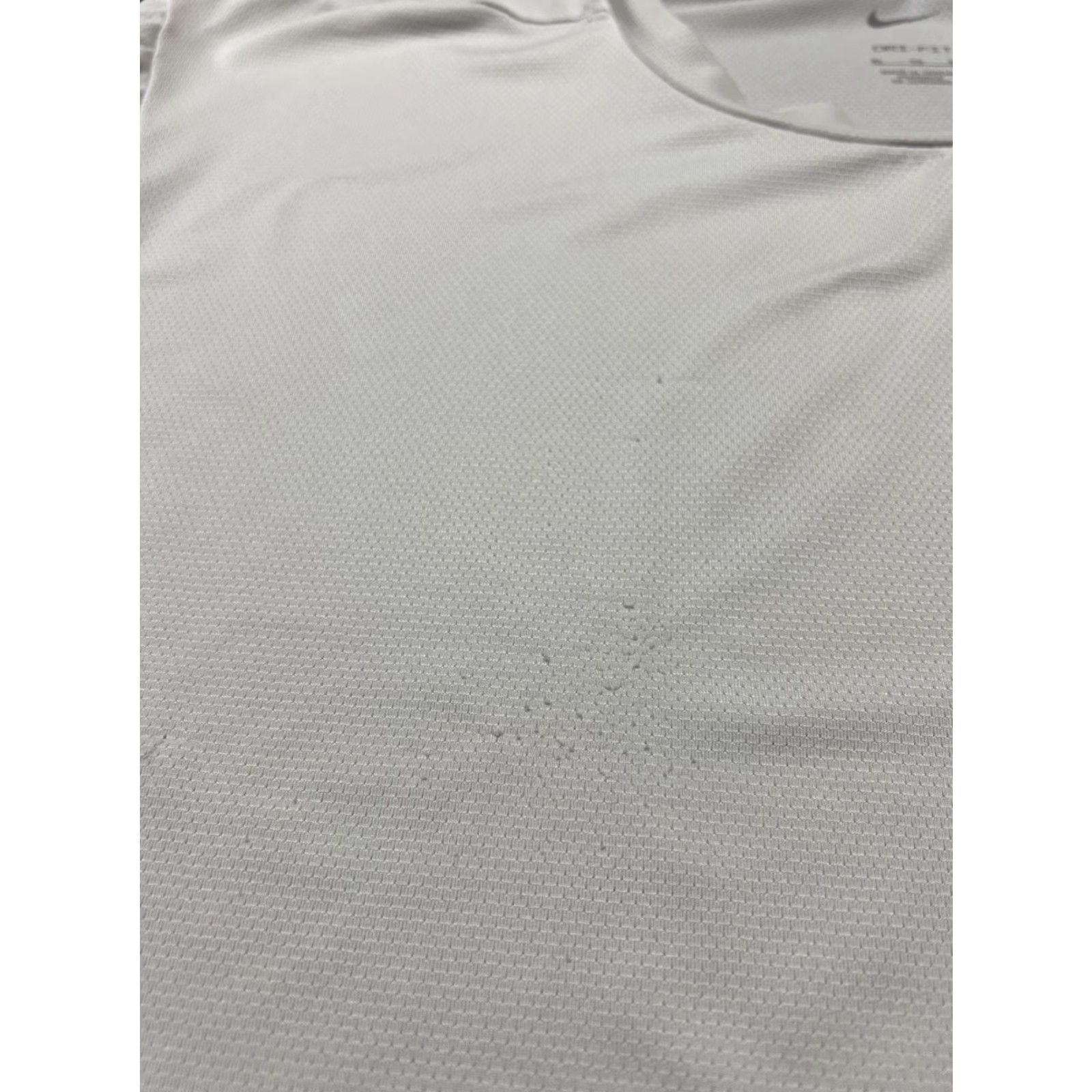 Nike Nike Dri-FIT Training Shirt XL Men White - Nike Dri-FIT Static T-Shirt Activewear Size XL White Men's Shirt Size US XL / EU 56 / 4 - 7 Thumbnail