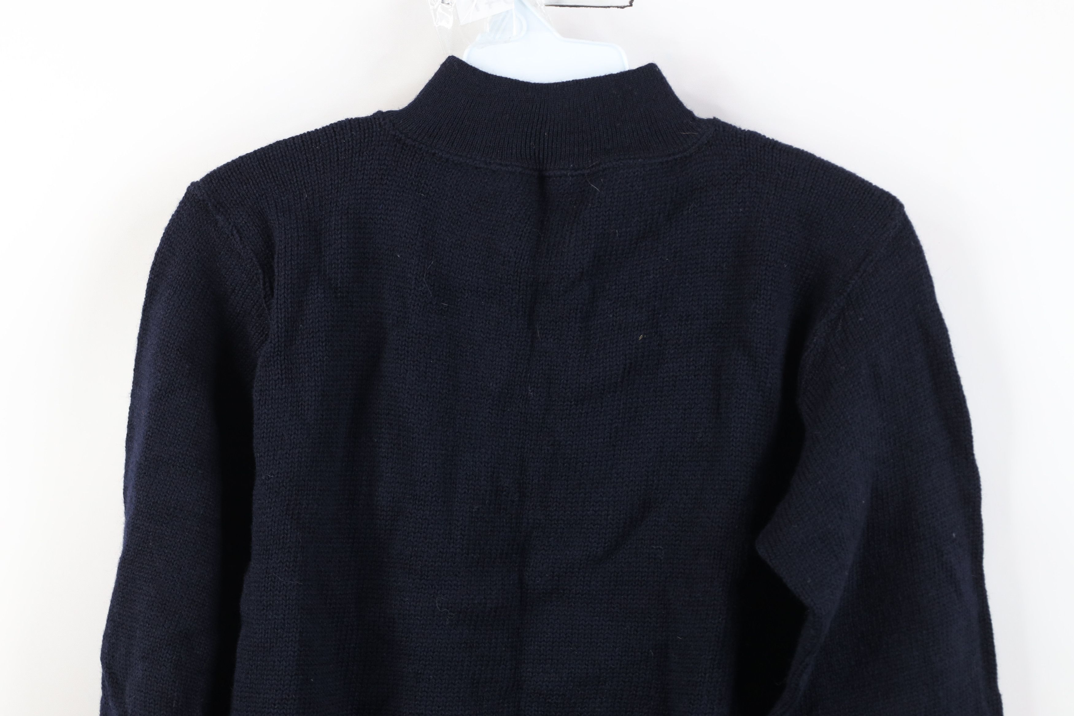 Vintage Vintage 60s Vietnam War United States Navy Deck USN Sweater Size M / US 6-8 / IT 42-44 - 11 Thumbnail