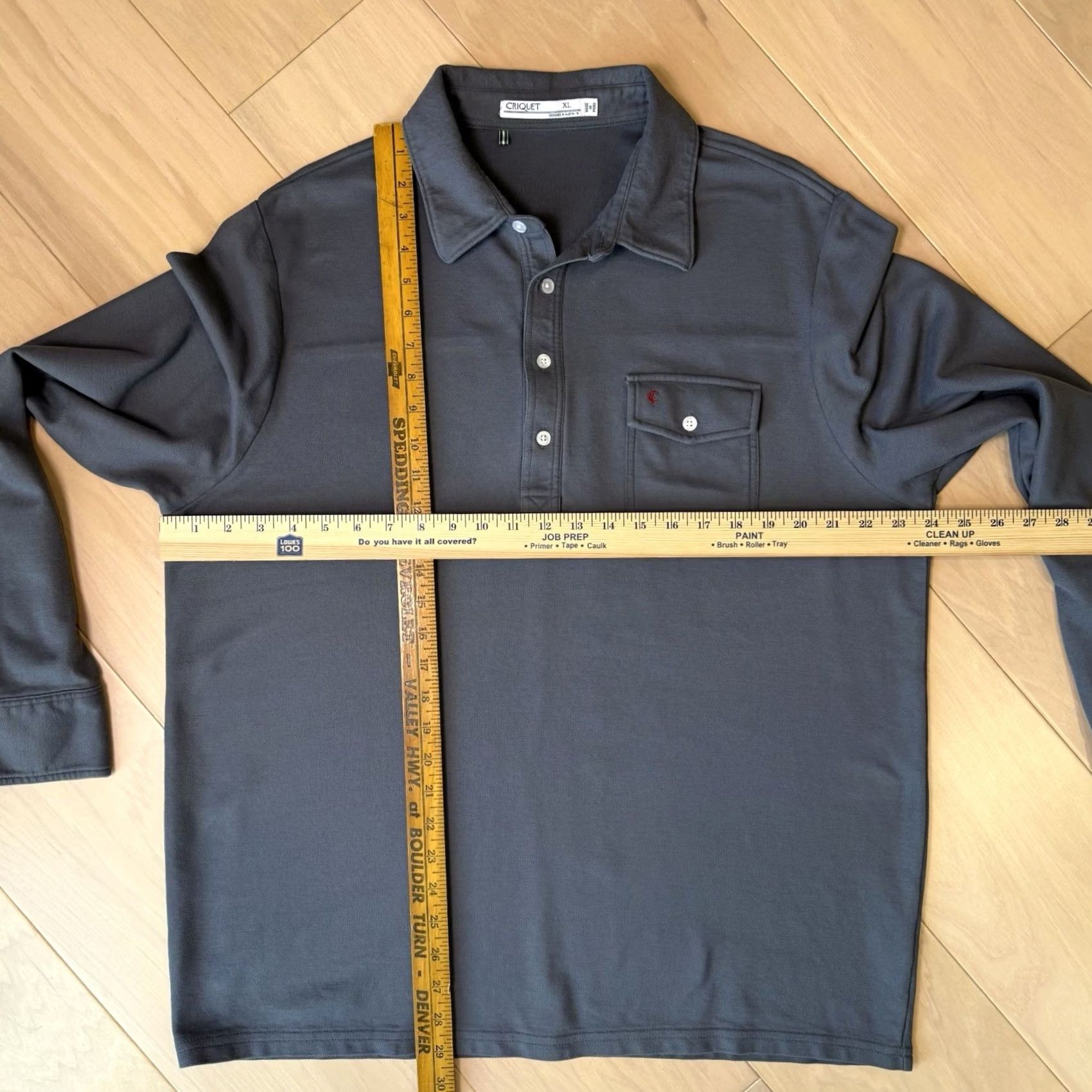 Vintage Criquet Shirt XL Gray Long Sleeve Pima Cotton Button-Up Casual Workwear Mens Vintage Not N/A Size US XL / EU 56 / 4 - 2 Thumbnail