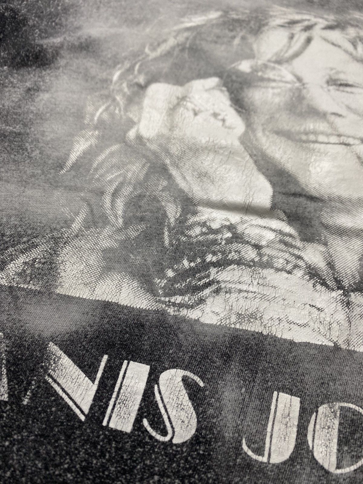 Band Tees Rare Vintage 90s Janis Joplin Acid wash tee Size US XL / EU 56 / 4 - 4 Thumbnail