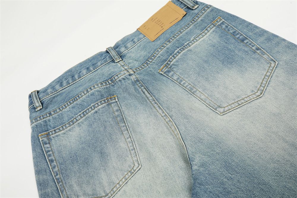 Vintage Punk men's cleanfit distressed washed jeans Size US 34 / EU 50 - 4 Thumbnail