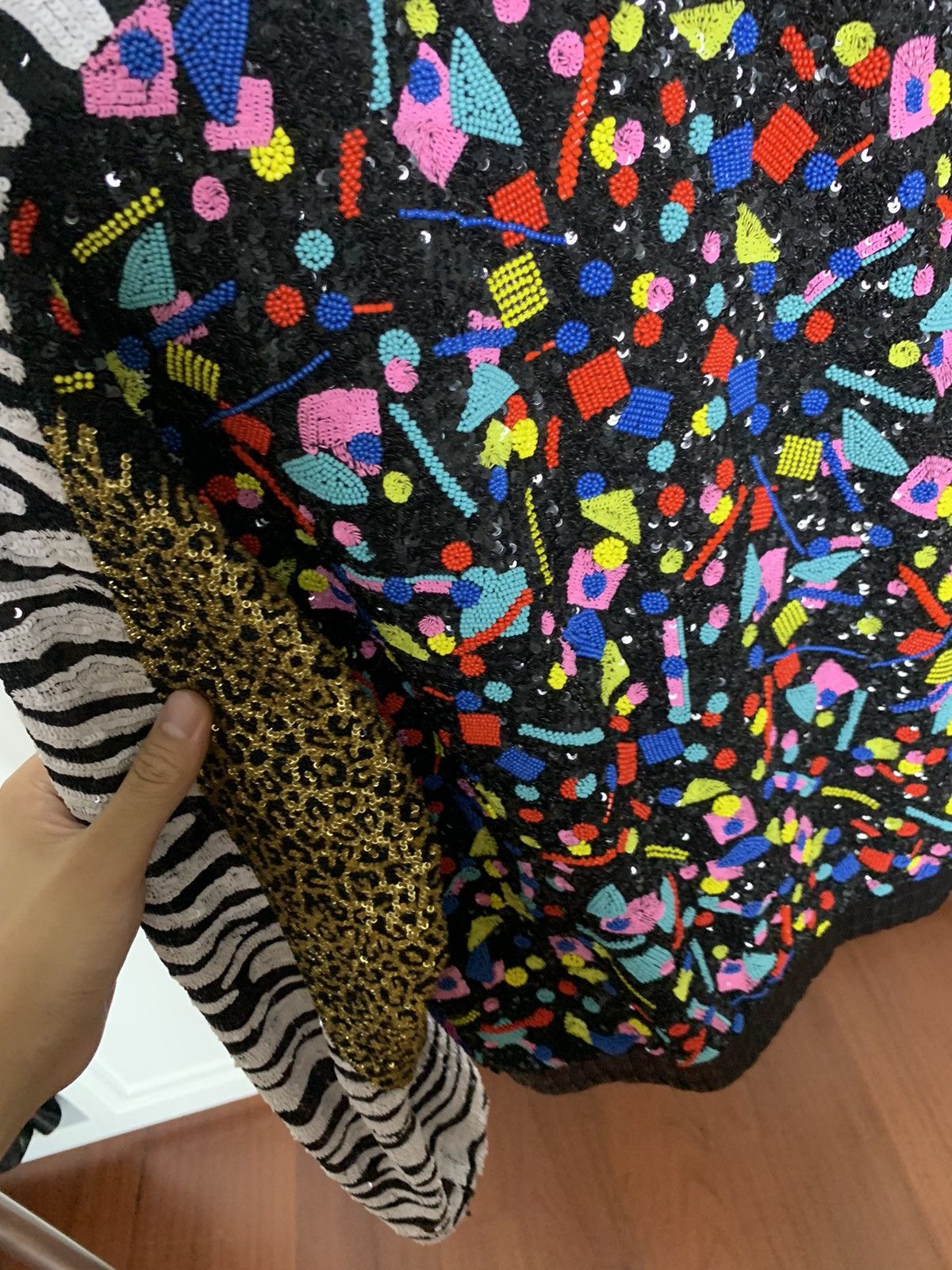 Saint Laurent Paris Saint Laurent 2016SS Palm tree sequins bomber jacket Size US S / EU 44-46 / 1 - 6 Thumbnail