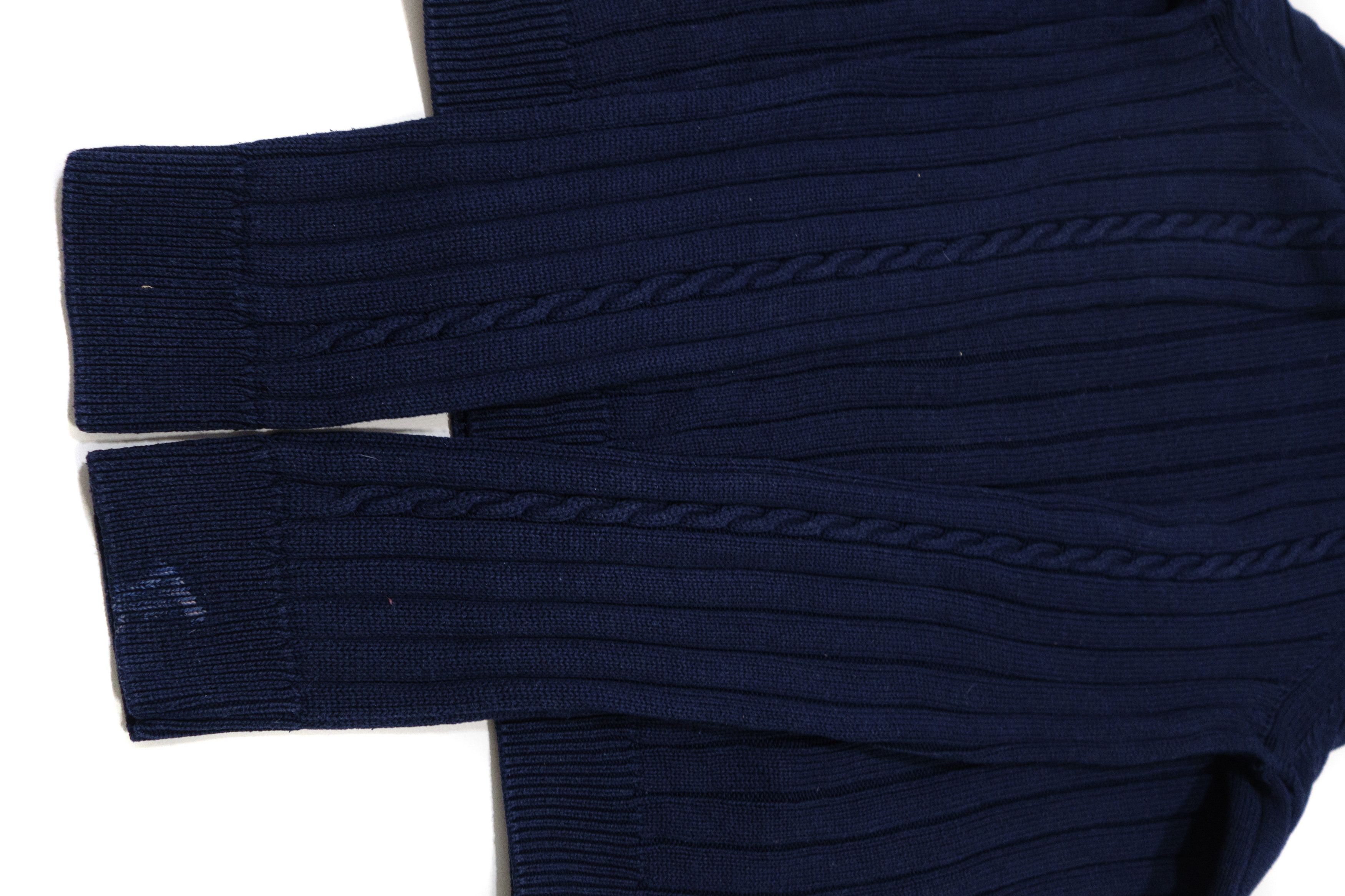 A.P.C. Cable Knit Crewneck Cotton Sweater Size US XL / EU 56 / 4 - 6 Thumbnail