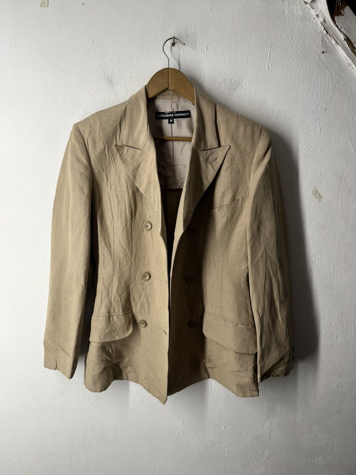 Katharine Hamnett London KATHARINE HAMNETT LONDON BLAZER COAT JACKET Size M / US 6-8 / IT 42-44 - 7 Thumbnail