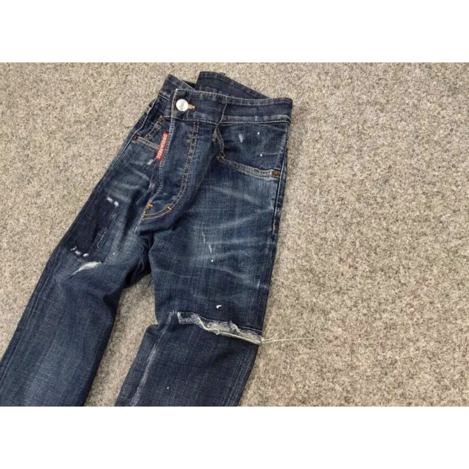 Dsquared2 Dsquared2 Jeans Casual 5-Pocket Denim Slim Fit Blue Men 34 Cotton Blend Vintage No Size US 34 / EU 50 - 5 Thumbnail