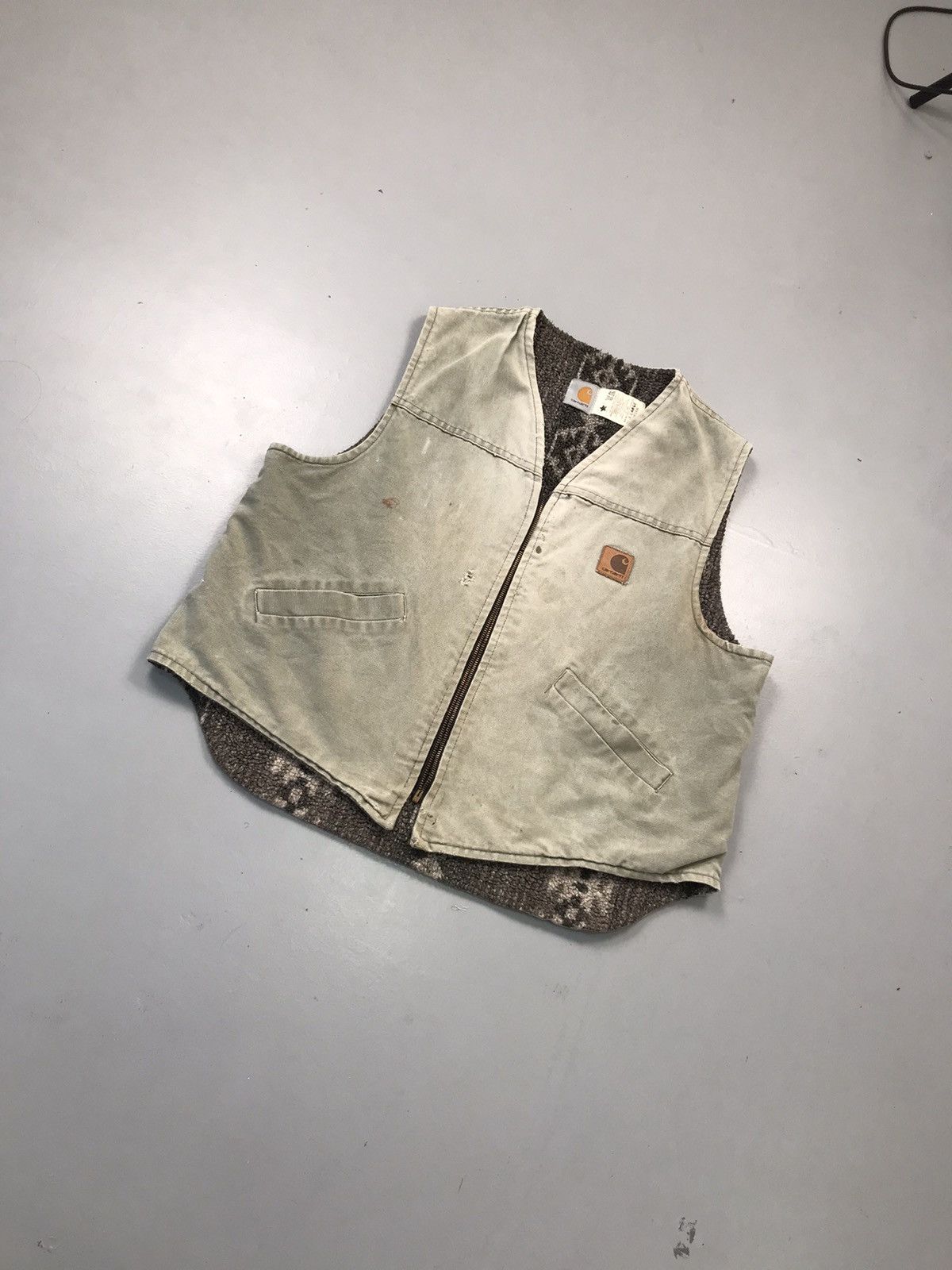 Carhartt Late 90s Vintage Carhartt VP166 Sherpa line vest Size US M / EU 48-50 / 2 - 3 Thumbnail