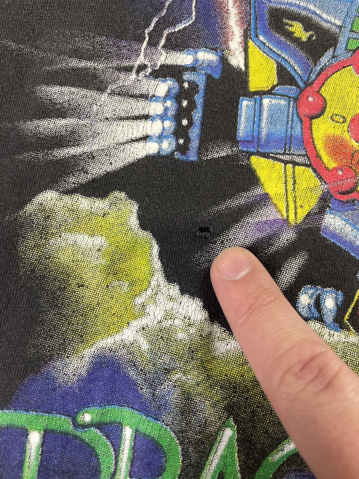 Vintage 90s Vintage Power Rangers Dragon Zord Tee Small Size US S / EU 44-46 / 1 - 4 Thumbnail
