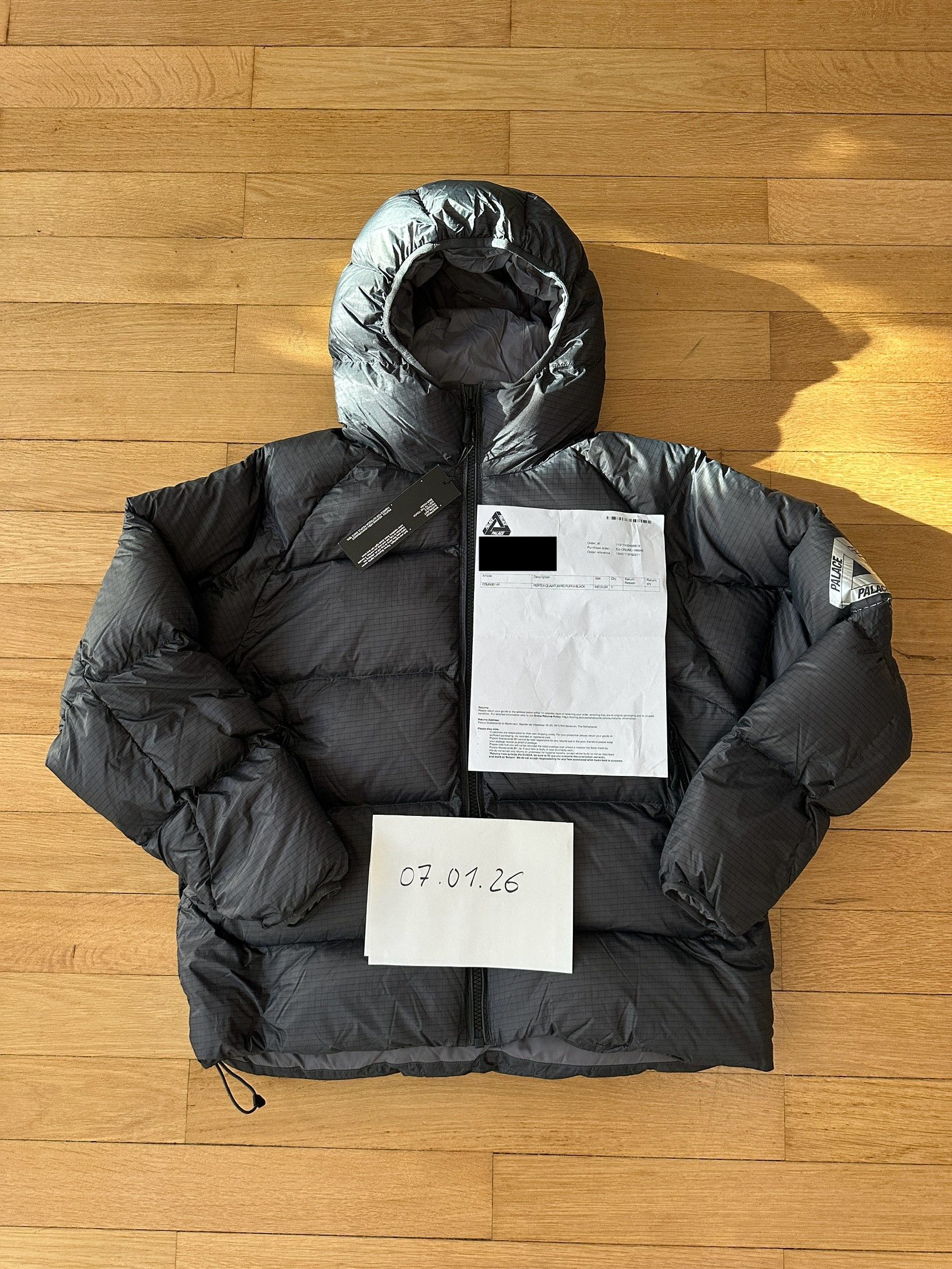 Palace Palace Pertex Quantum RS Puffa Puffer Black Size US M / EU 48-50 / 2 - 2 Thumbnail