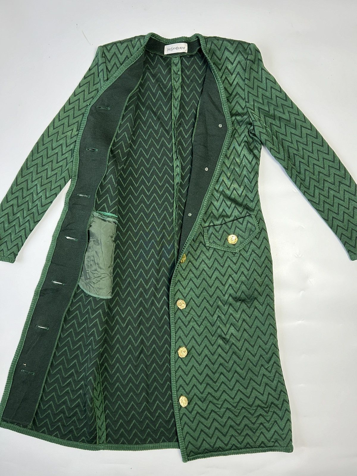 Designer × Yves Saint Laurent YVES SAINT LAURENT DRESS Size M / US 6-8 / IT 42-44 - 3 Thumbnail
