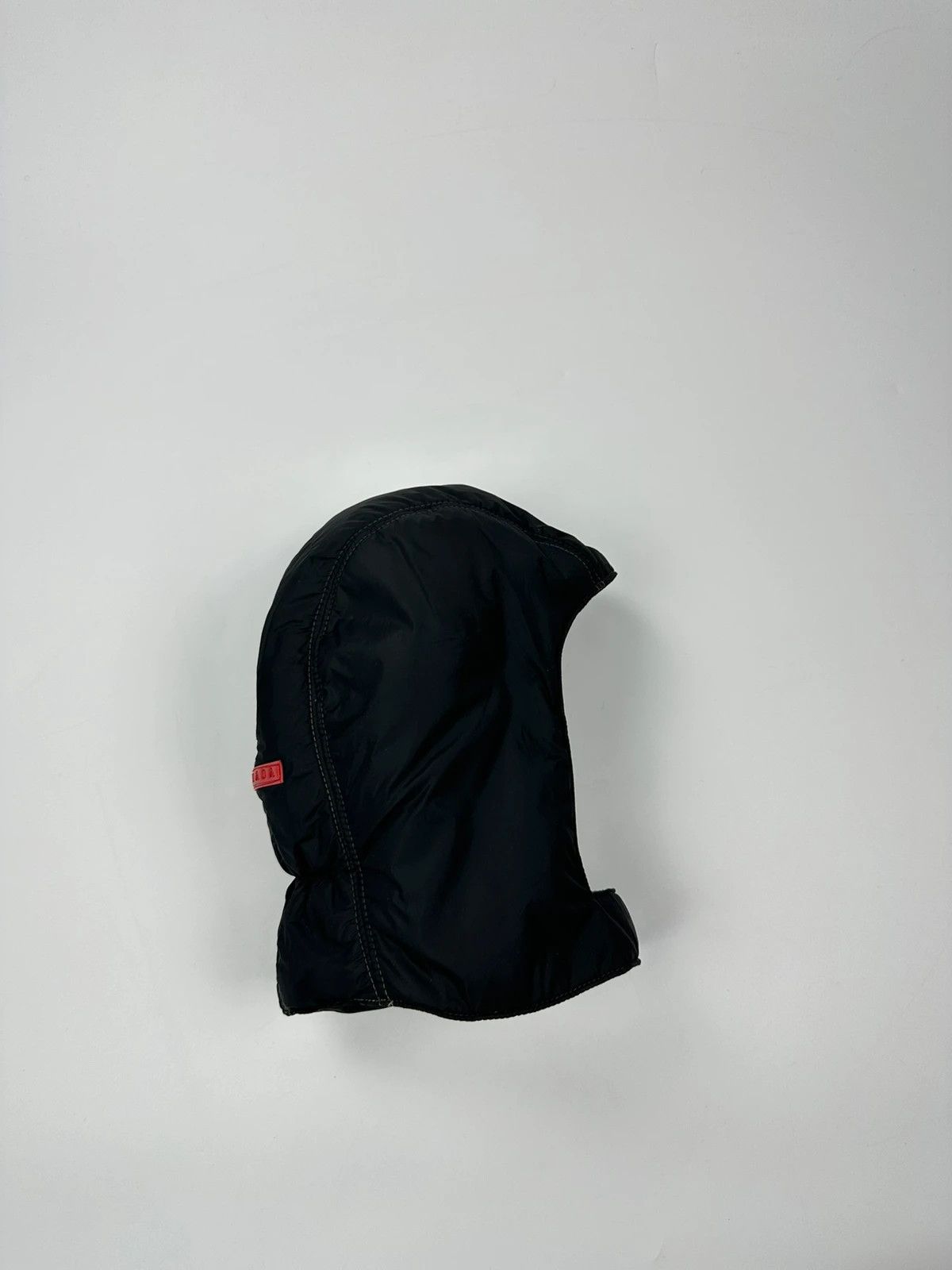 Prada Prada Sport FW99 Black Nylon Hood Mask Size ONE SIZE - 1 Thumbnail