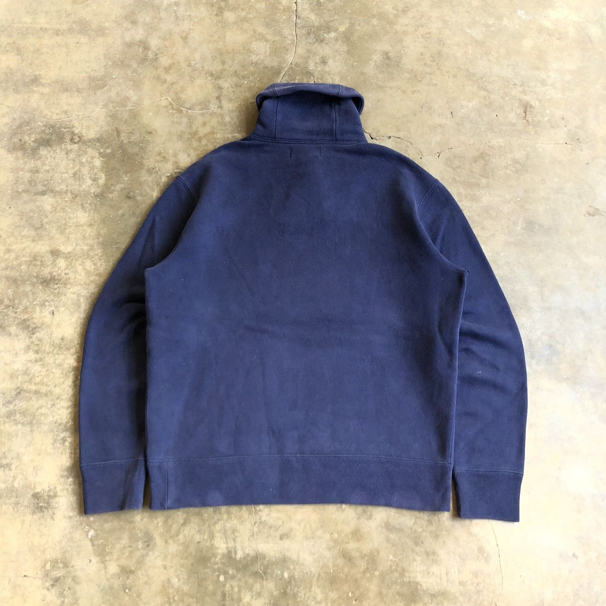 Polo Ralph Lauren Vintage Polo Ralph Lauren Shawl Collar Sweatshirt Navy Size US XL / EU 56 / 4 - 11 Thumbnail