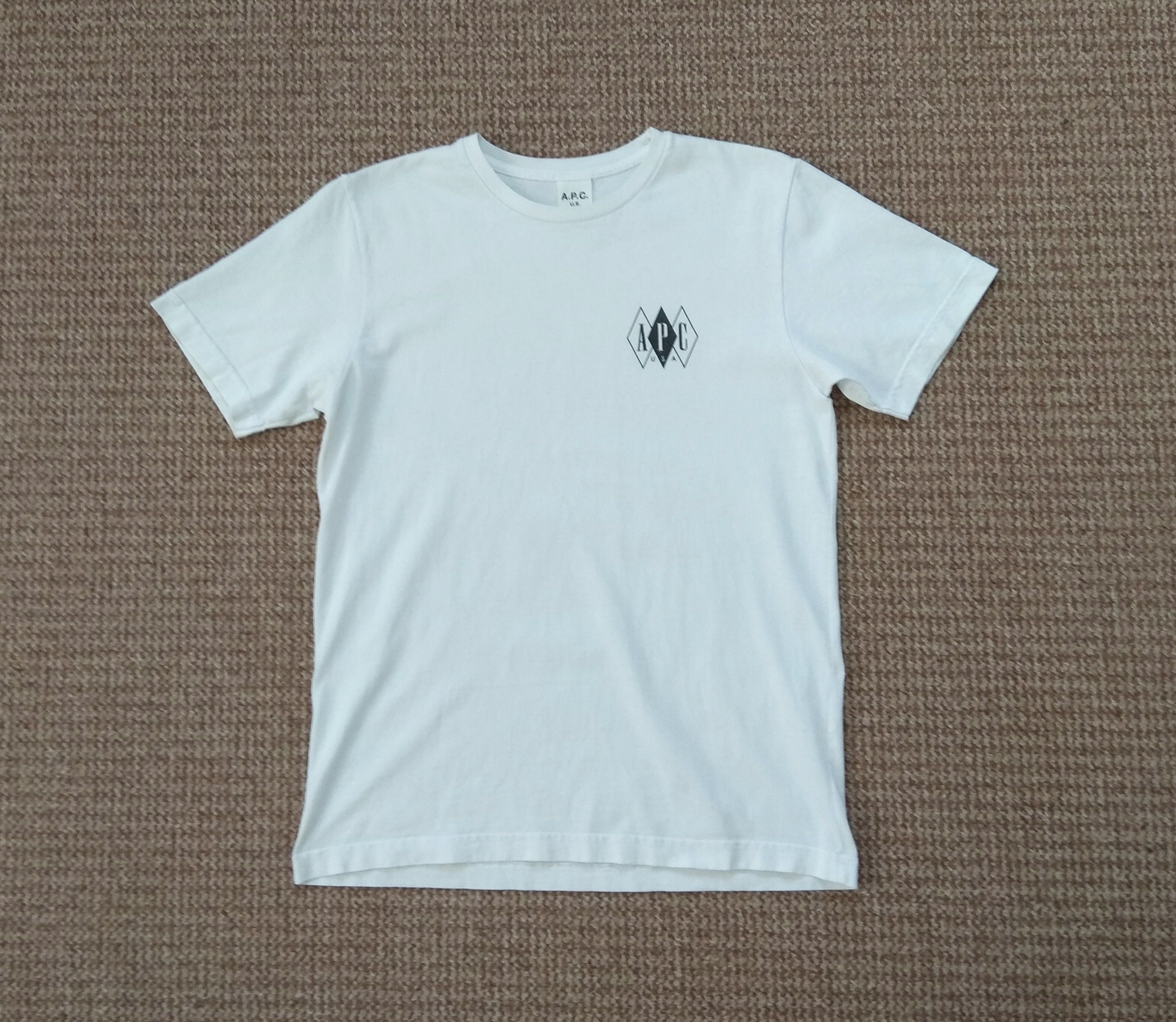 A.P.C. A.P.C. Short Sleeve Tee T Shirt made in USA Size US S / EU 44-46 / 1 - 1 Thumbnail