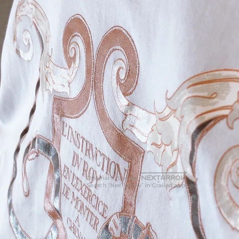 Hermes Hermes Round neck print T-shirt Size XXS / US 00 / IT 34 - 6 Thumbnail